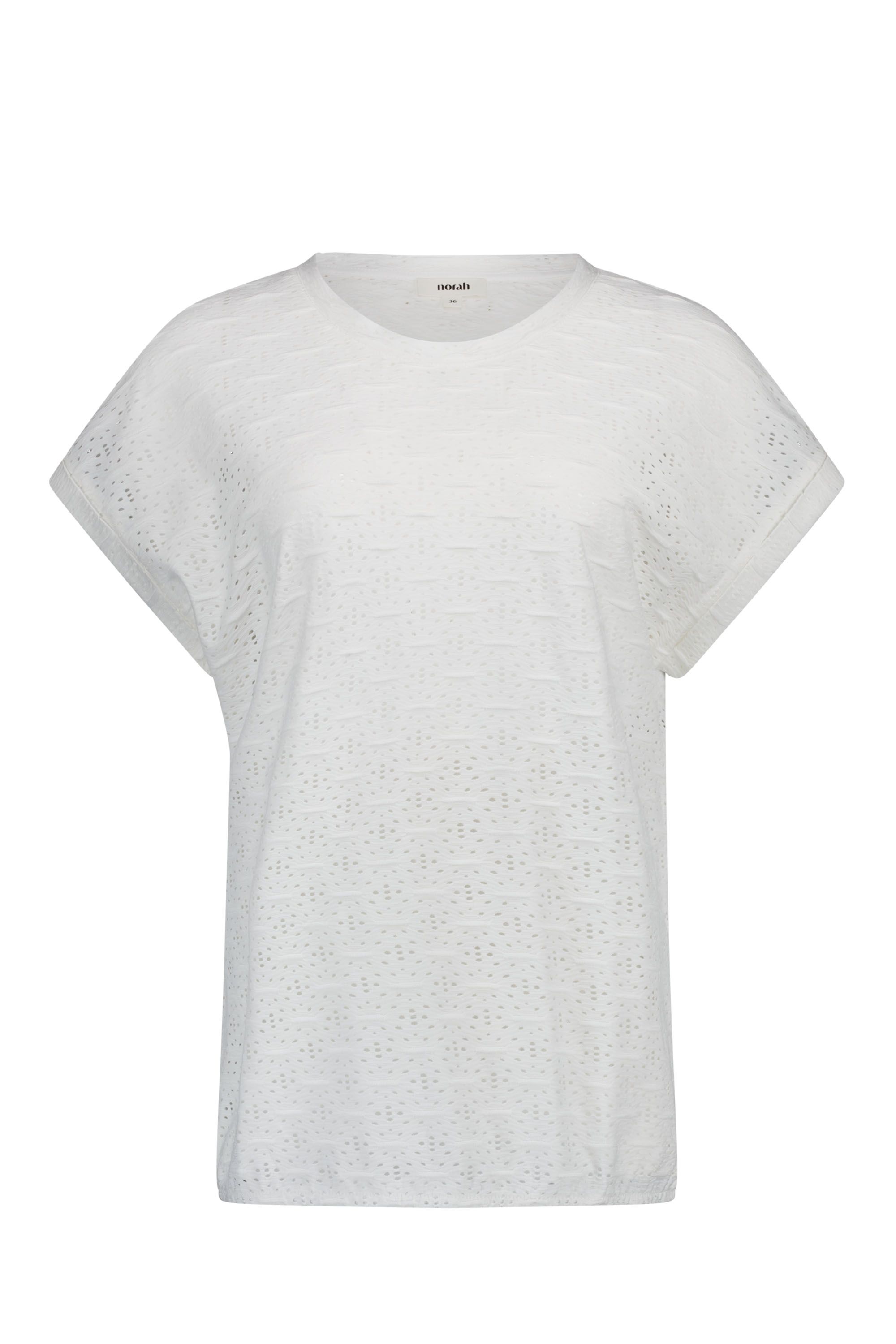 Norah Wit opengewerkt shirt white 219217-100