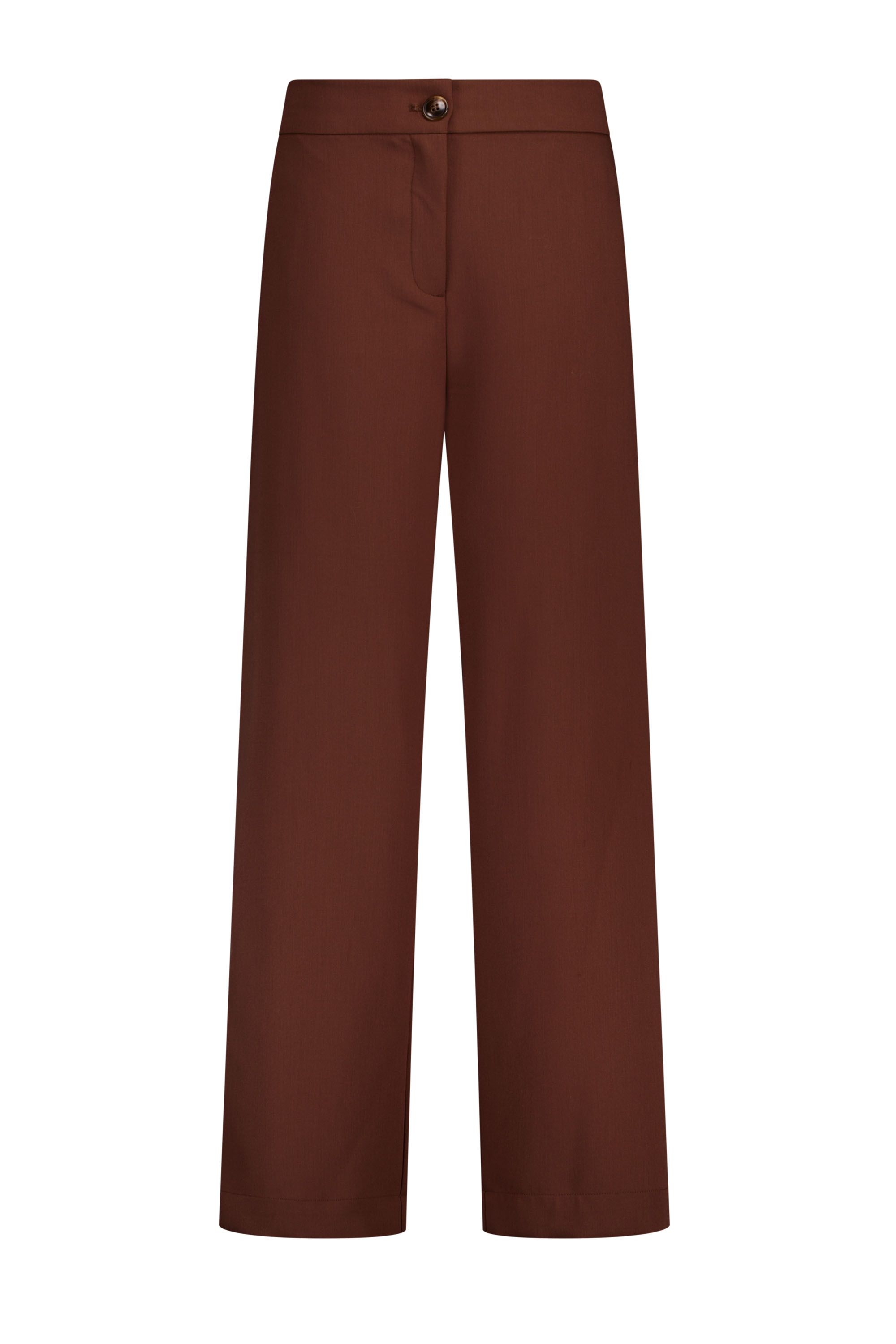 Norah Wide fit broek | Bruin light brown 219220-201