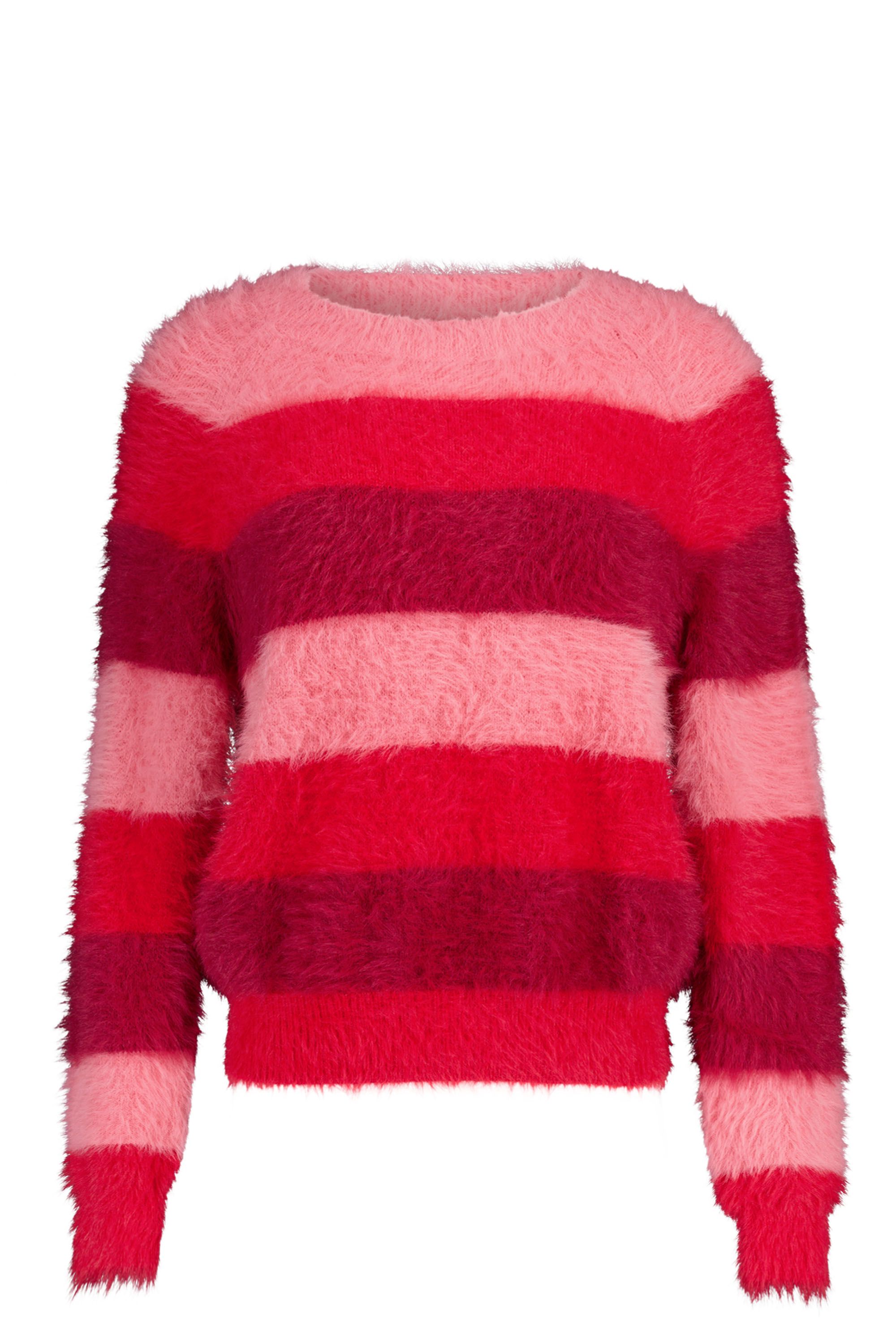 Norah Roze/rode gestreepte trui red multicolor 219257-620