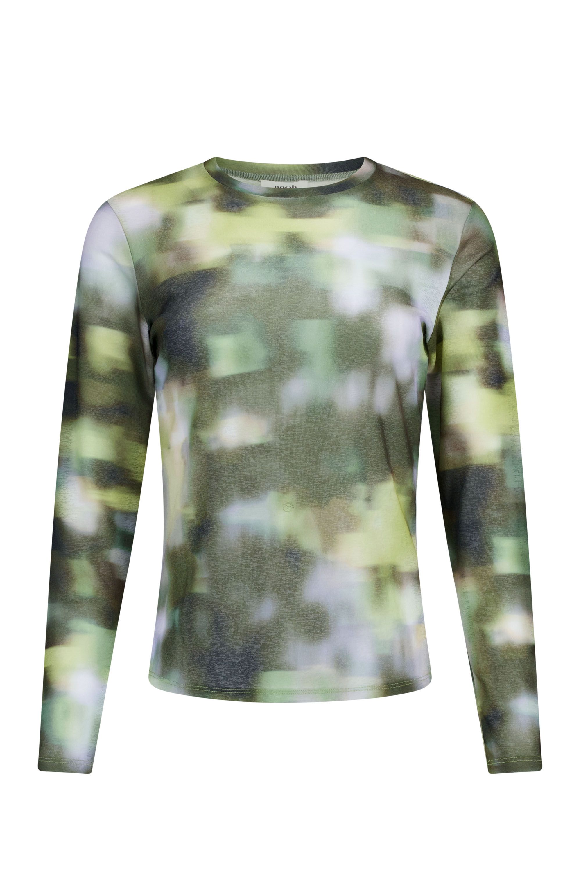 Norah Groen shirt met grafische print green multicolor 219269-520