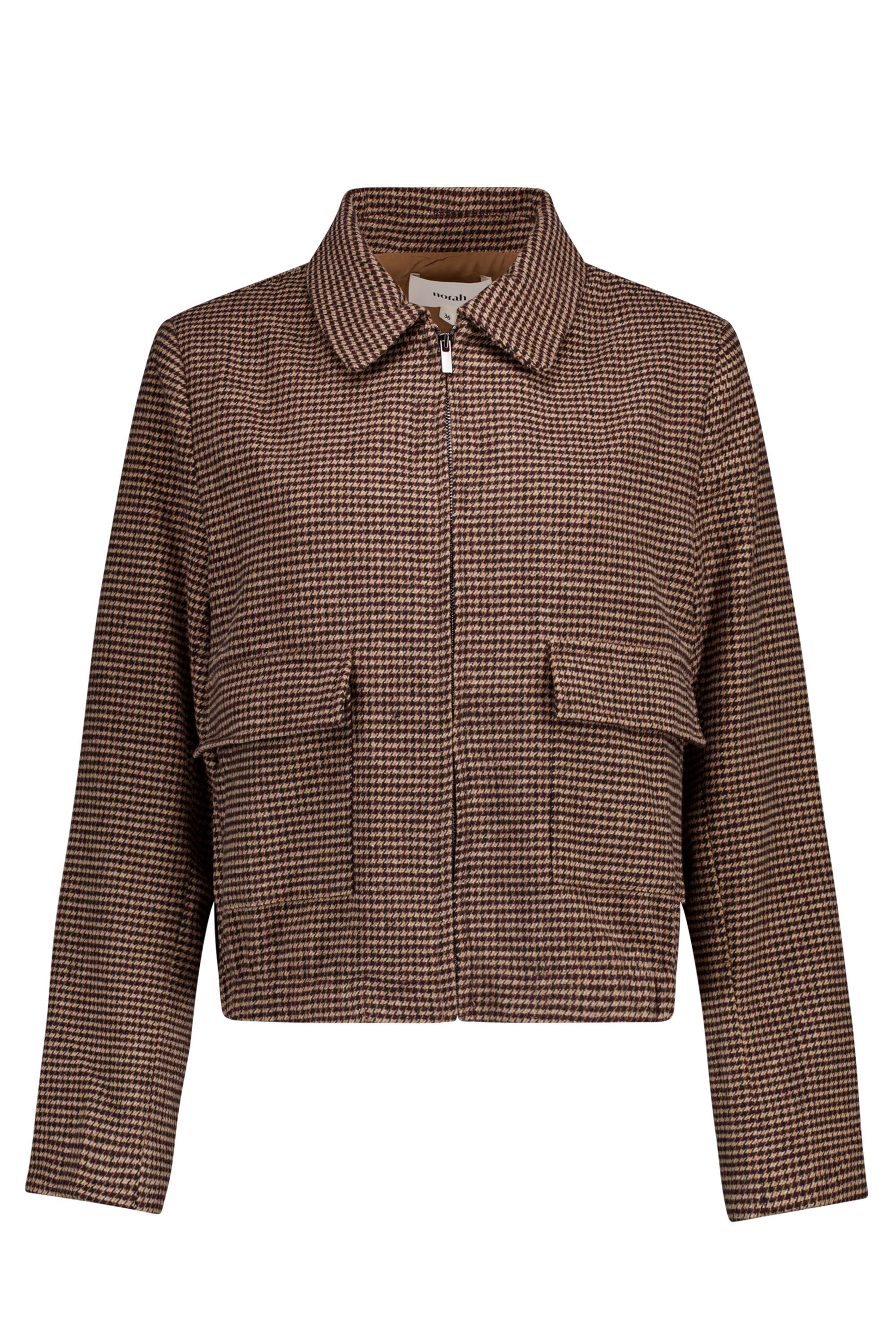 Norah Bruin geruit jasje brown multicolor 219289-220