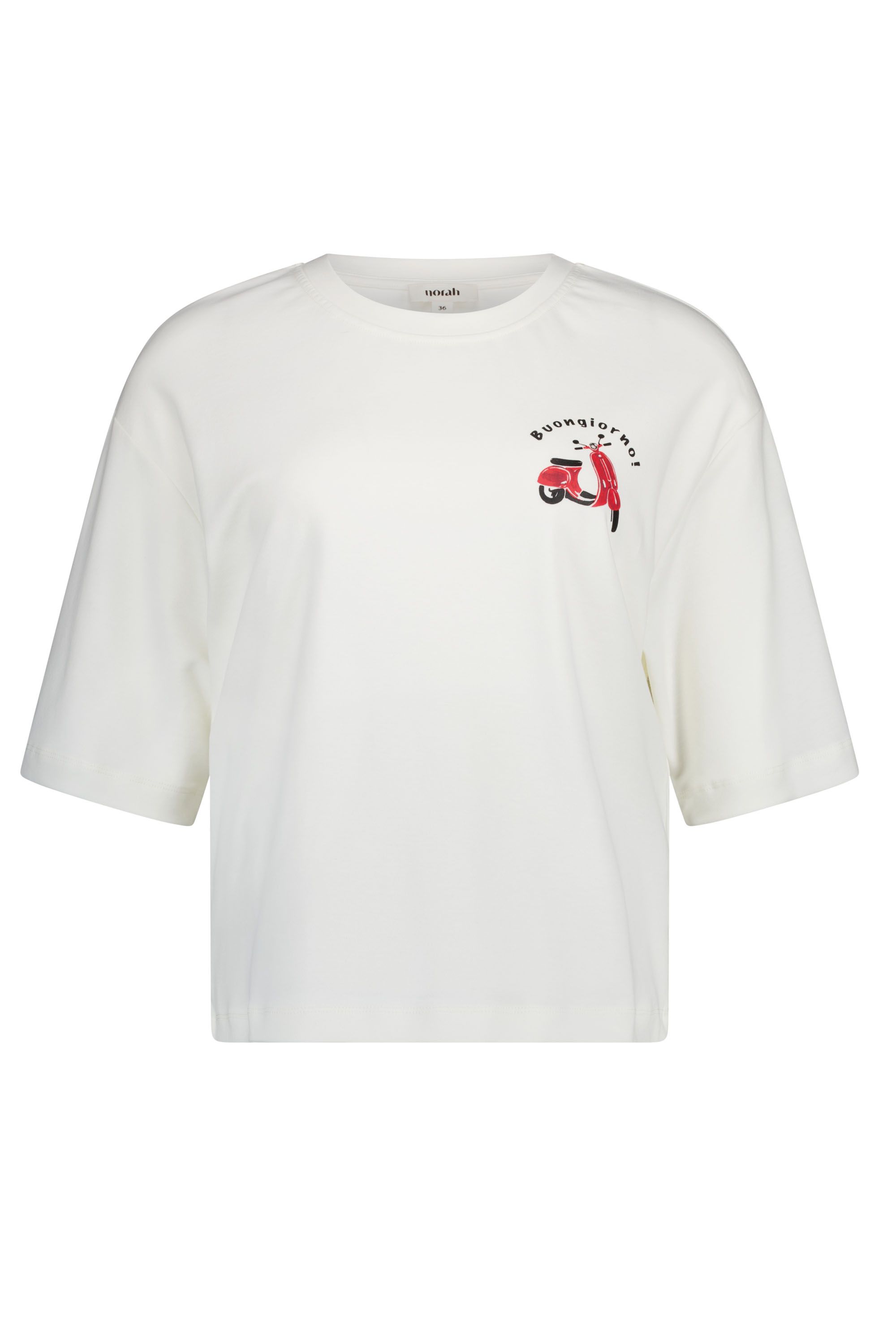 Norah Off-white shirt "Buongiorno" off-white 219311-101