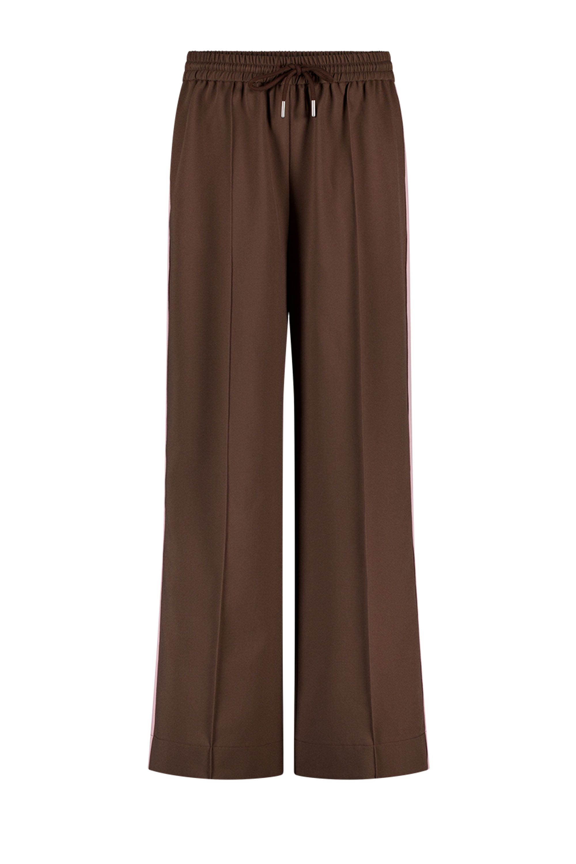 Norah Wide leg broek | Bruin brown/pink 219320-239