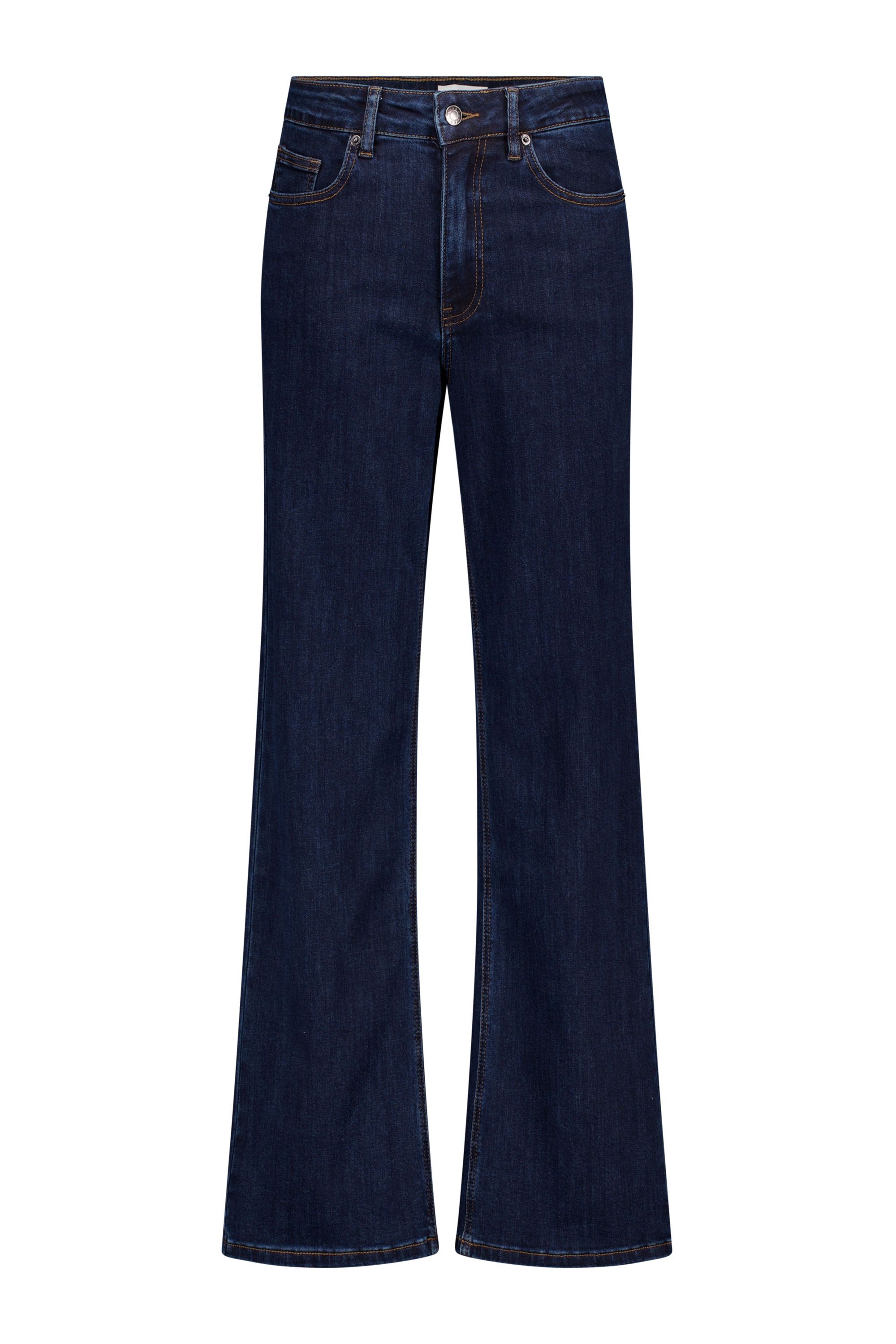 Norah Wyna jeans | Wide | Donkerblauw | L29 indigo denim 219328-484