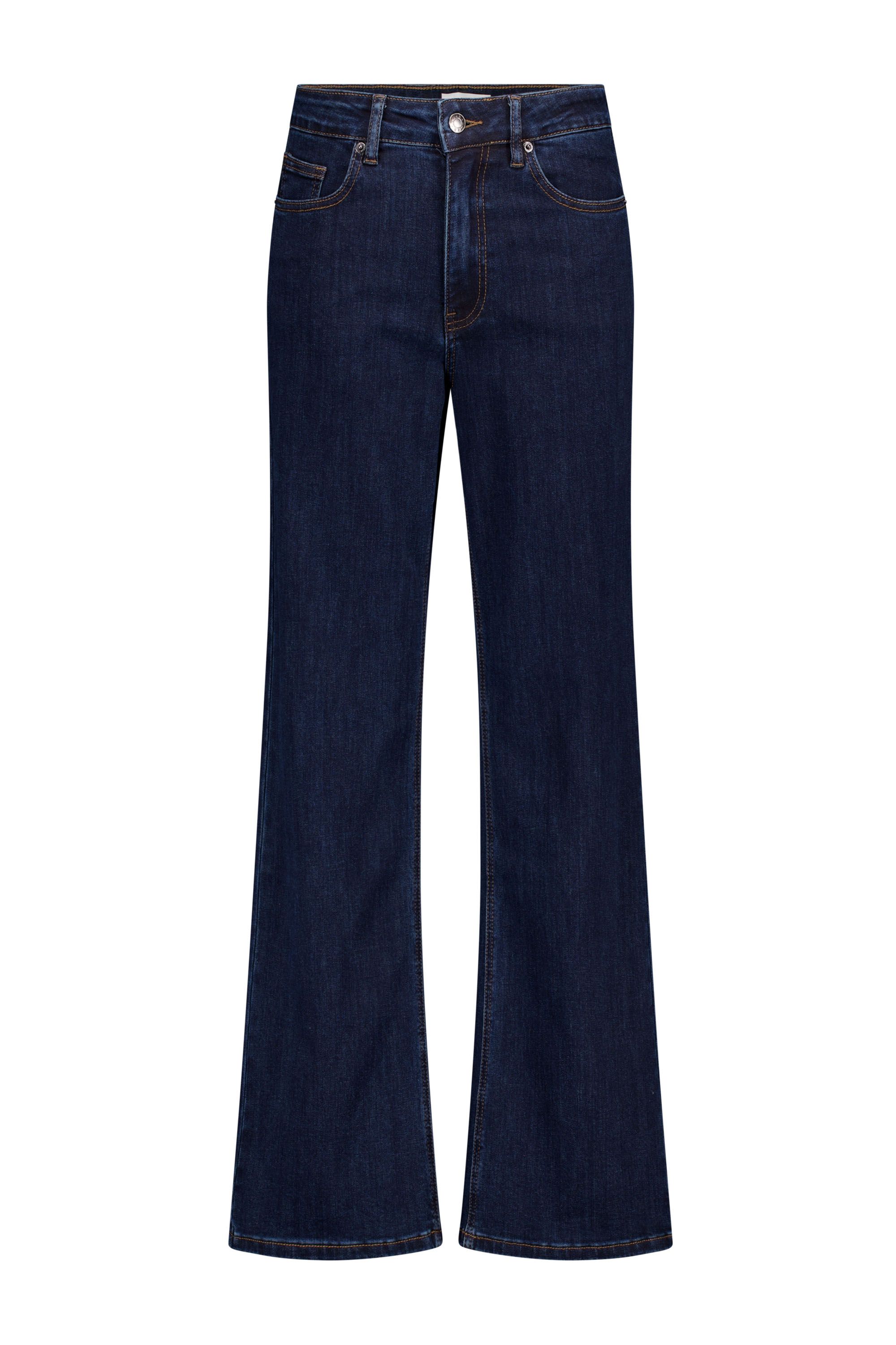 Norah Wyna jeans | Wide | Donkerblauw | L33 indigo denim 219331-484