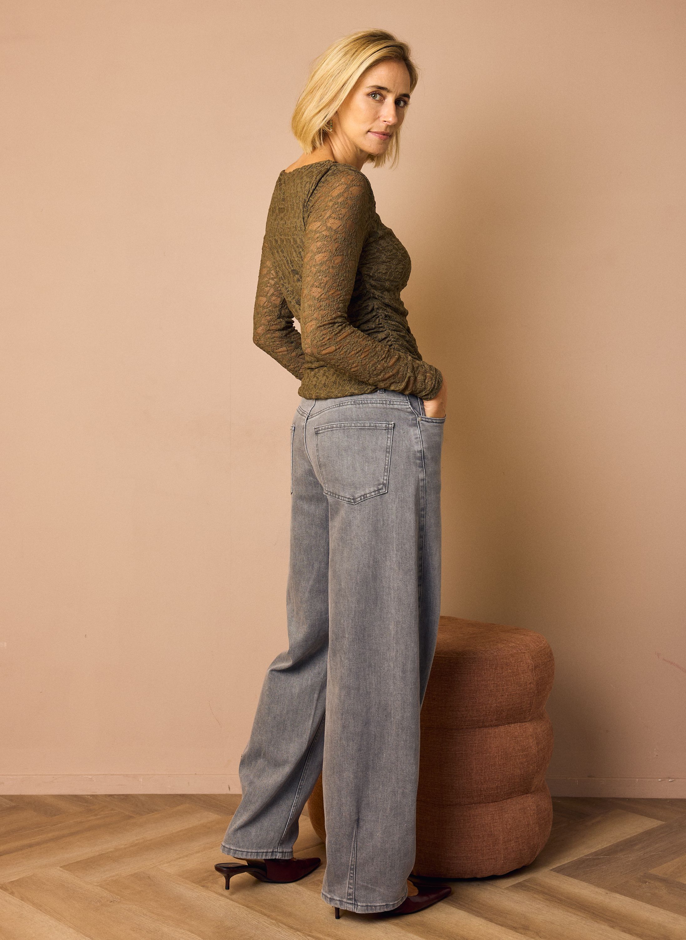 Norah Bobbi jeans | Barrel | Grijs | L32 grey denim 219351-046-44