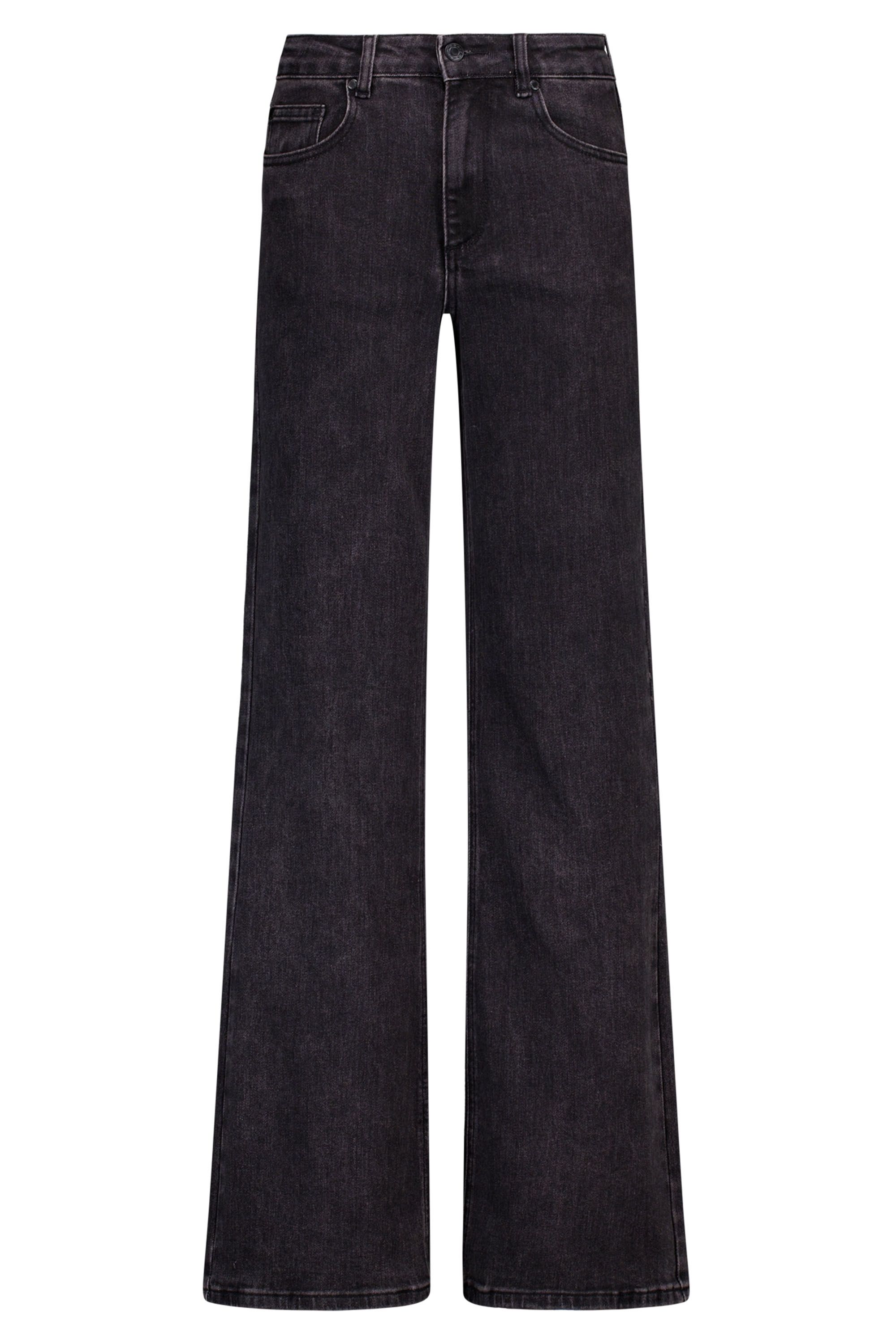 Norah Fem jeans | Wide Flared | Donkergrijs | L30 dark grey 219354-096