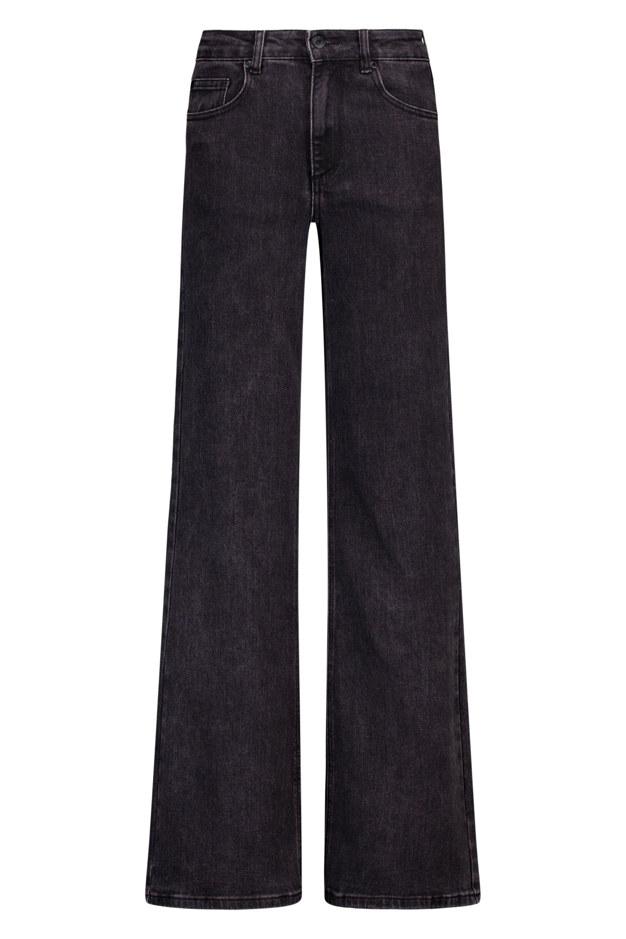 Norah Fem jeans | Wide Flared | Donkergrijs | L32 dark grey 219355-096