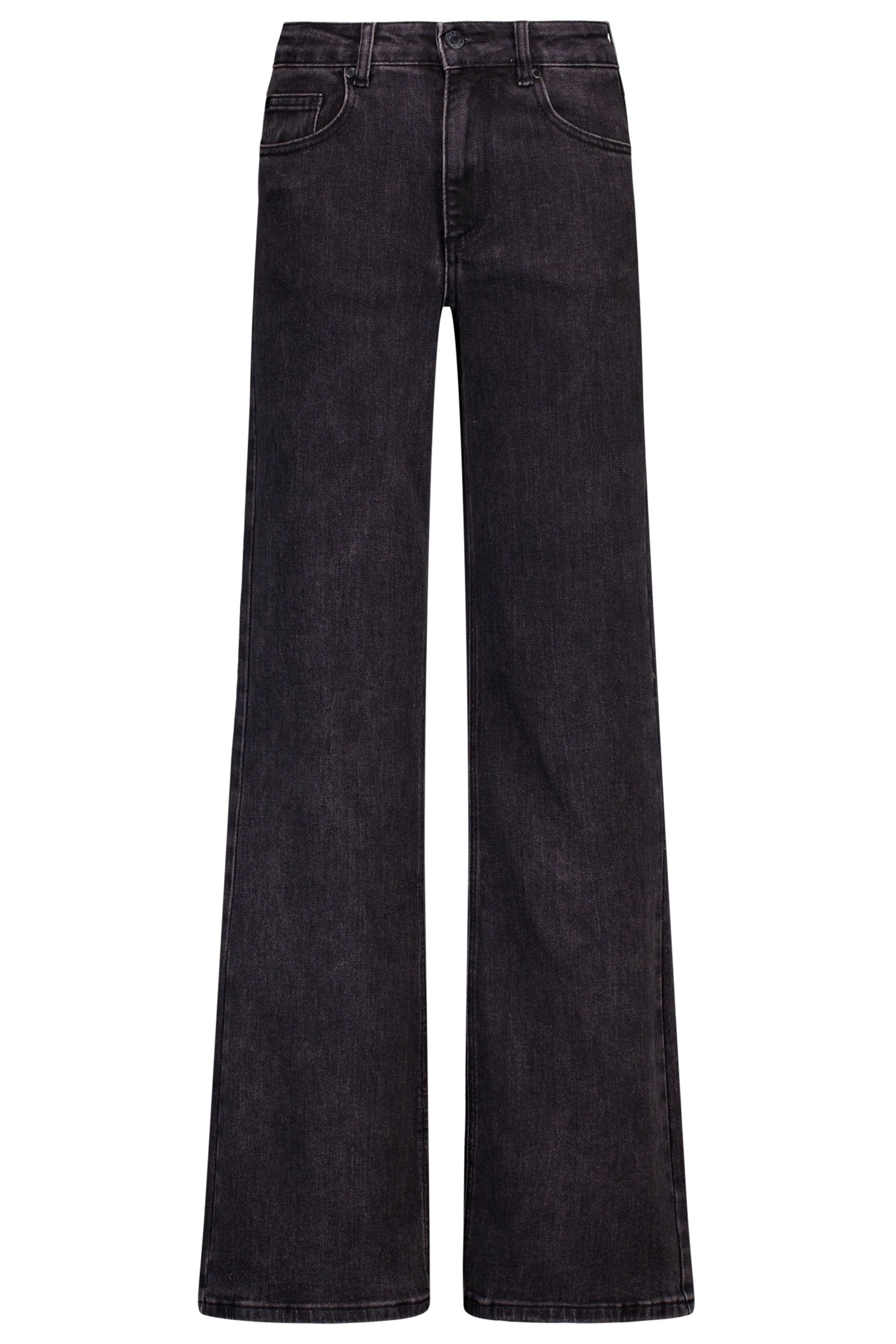Norah Fem jeans | Wide Flared | Donkergrijs | L34 dark grey 219356-096
