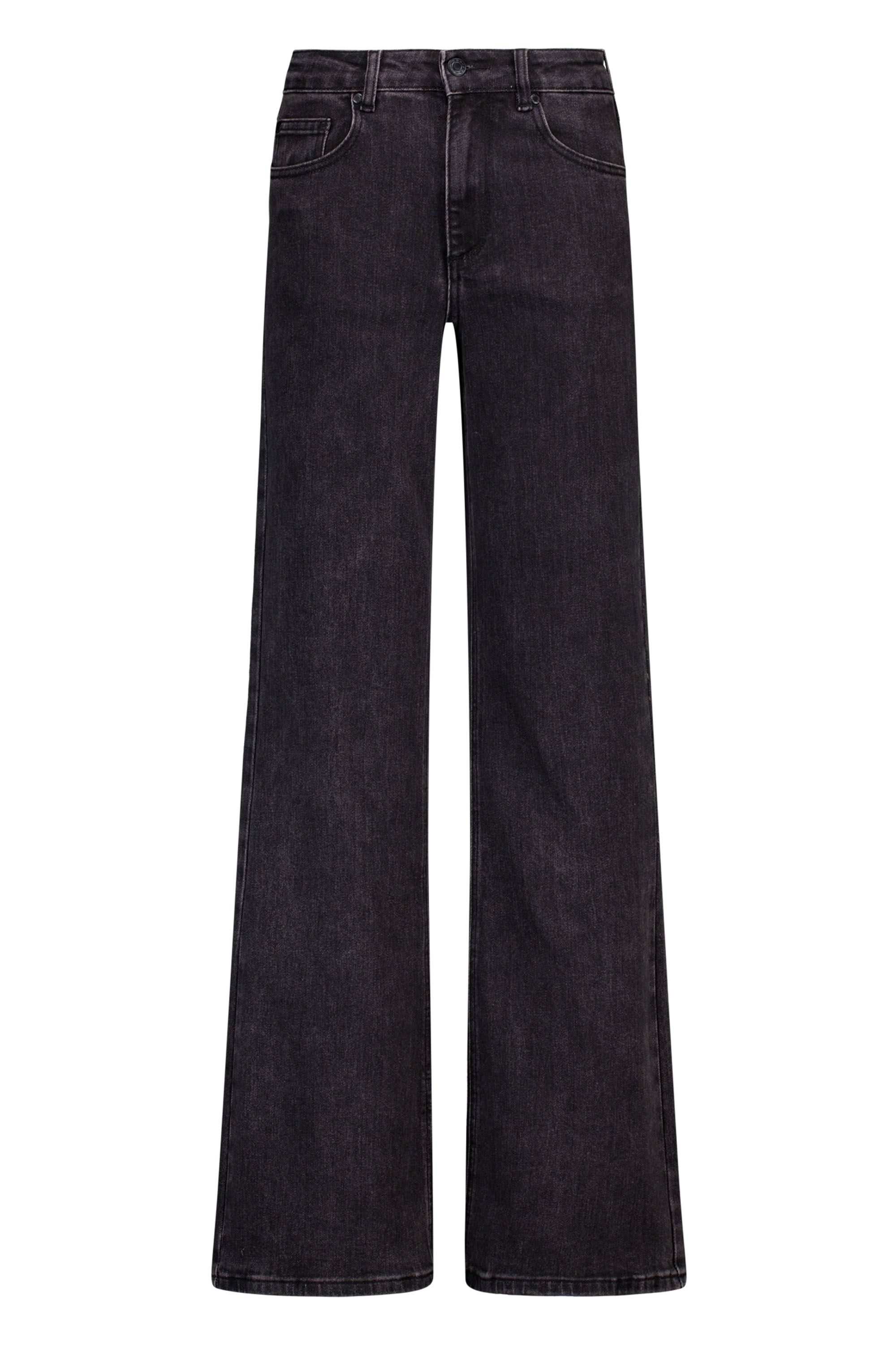 Norah Fem jeans | Wide Flared | Donkergrijs | L36 dark grey 219357-096