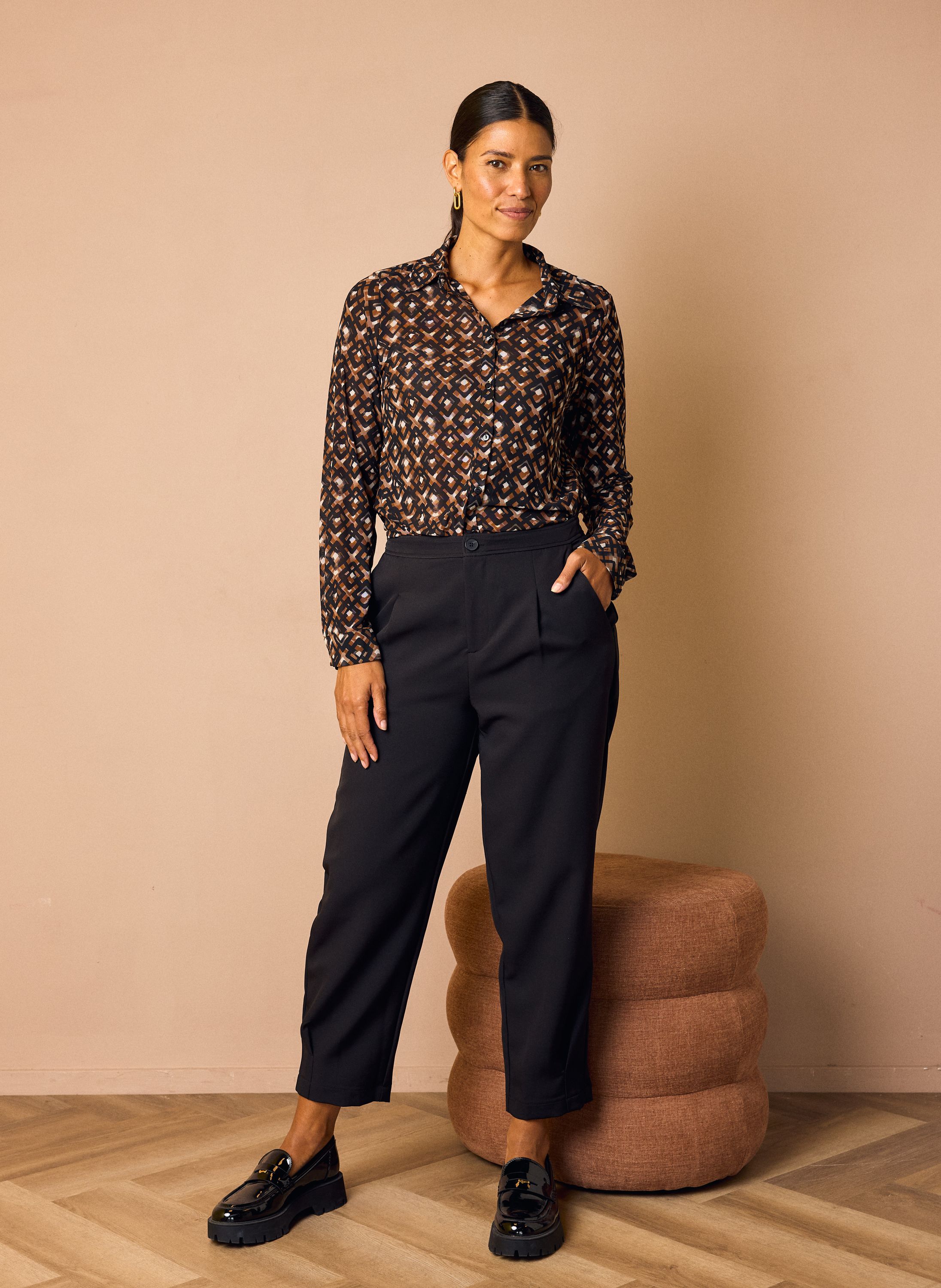 Norah Barrel broek | Zwart black 219402-001