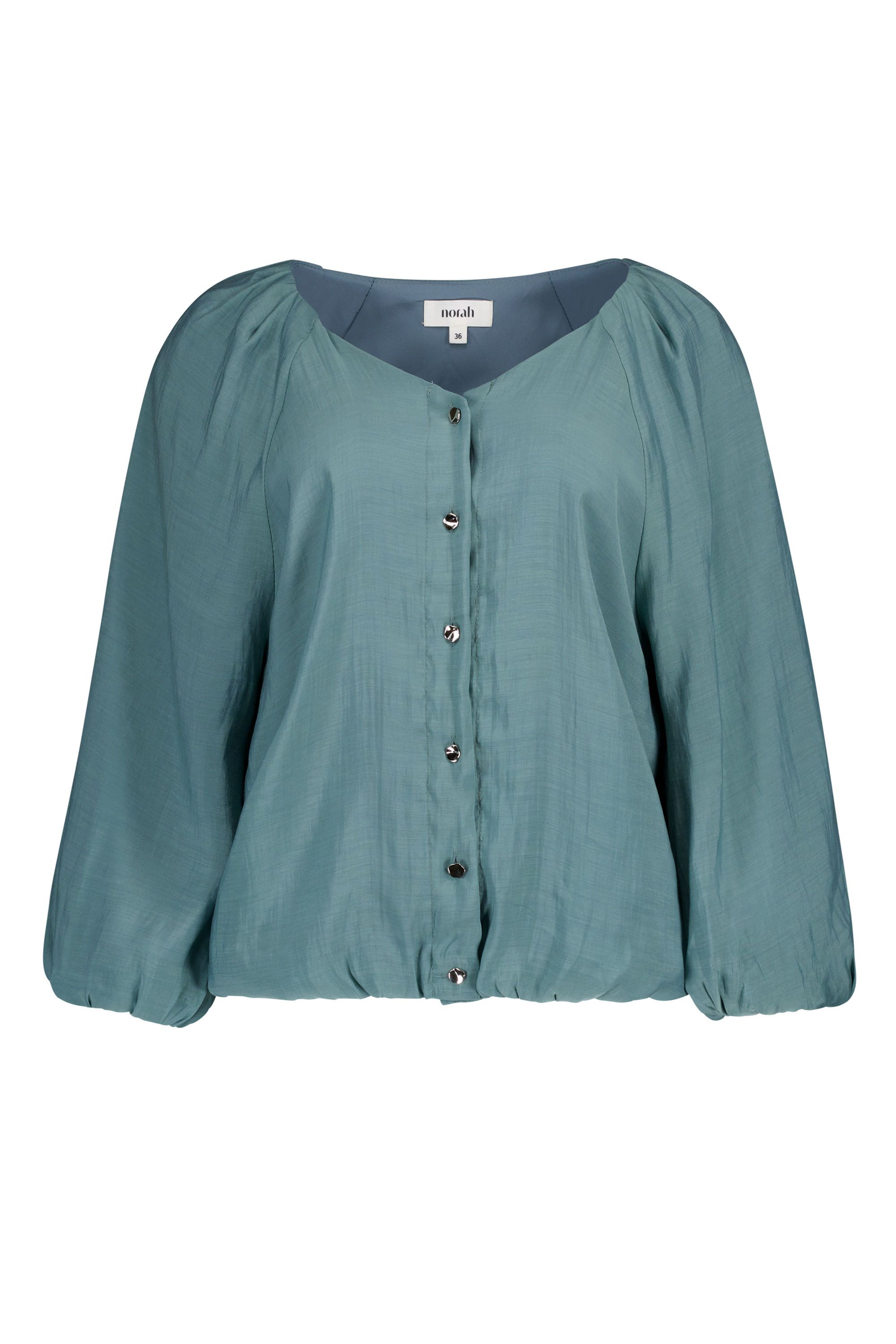 Norah Grijsgroene blouse grey green 219481-053