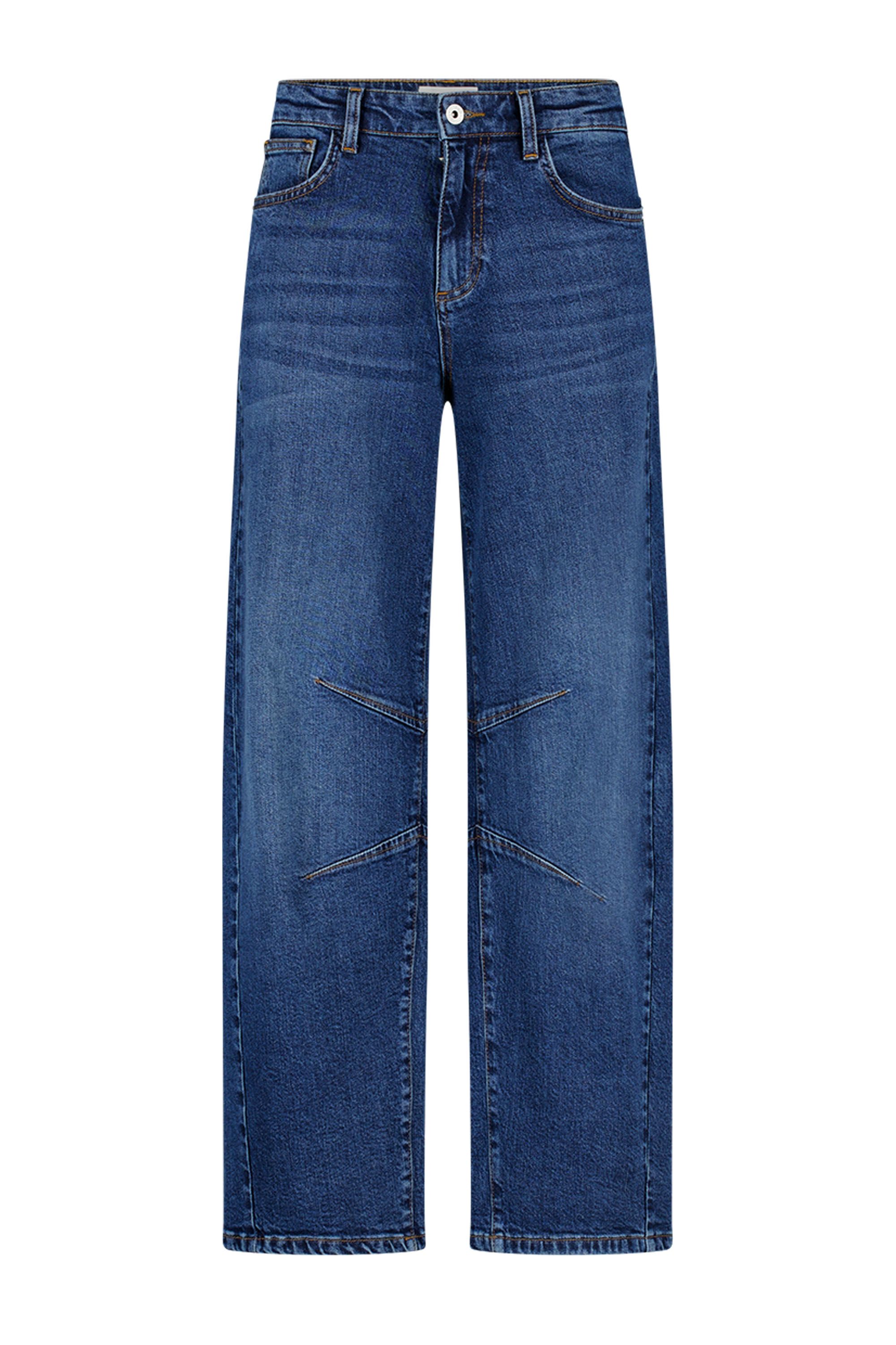Norah Barrel jeans | Blauw | L30 mid denim 219507-479-44
