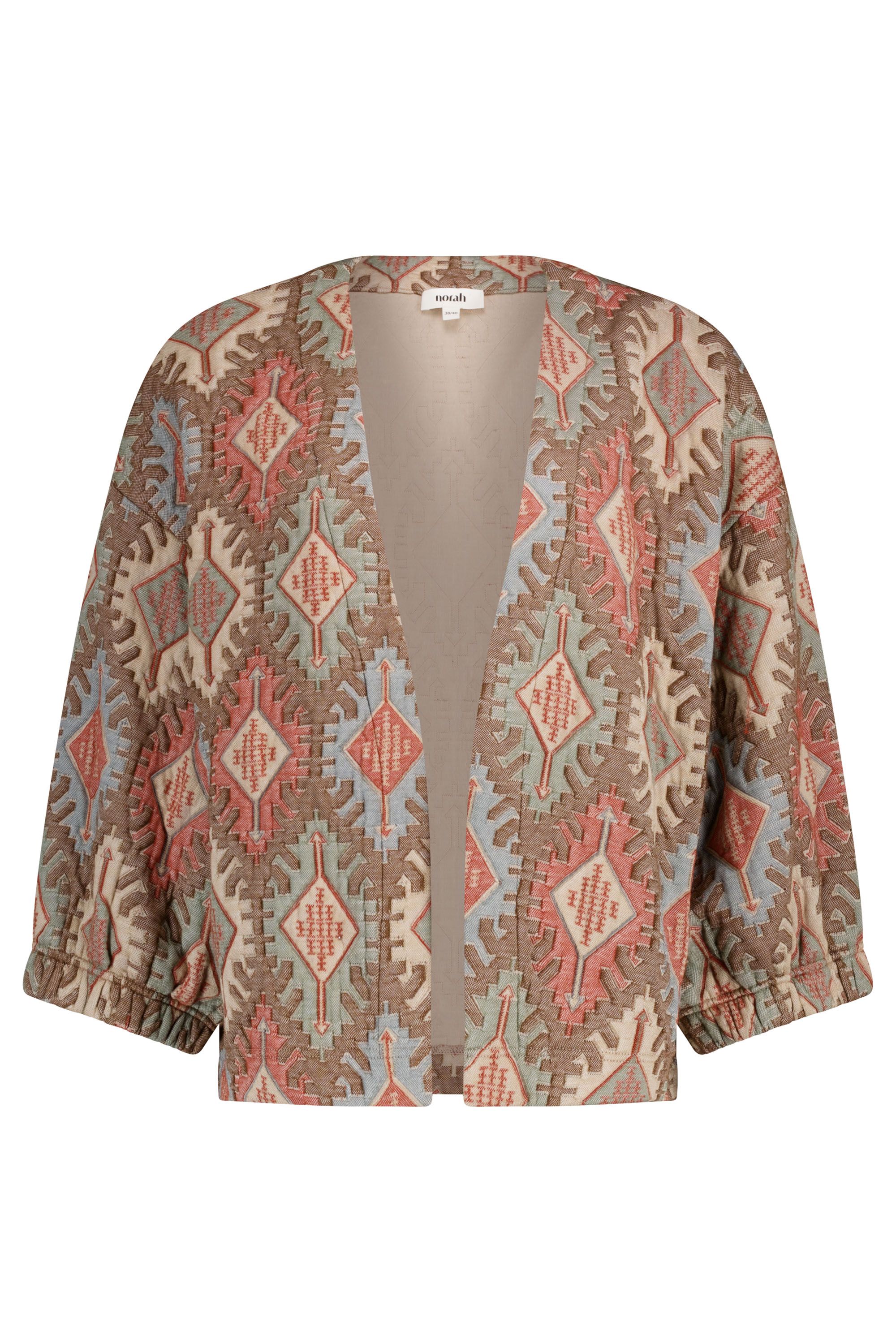Norah Kleurrijk vest met grafische print multicolor 219527-002