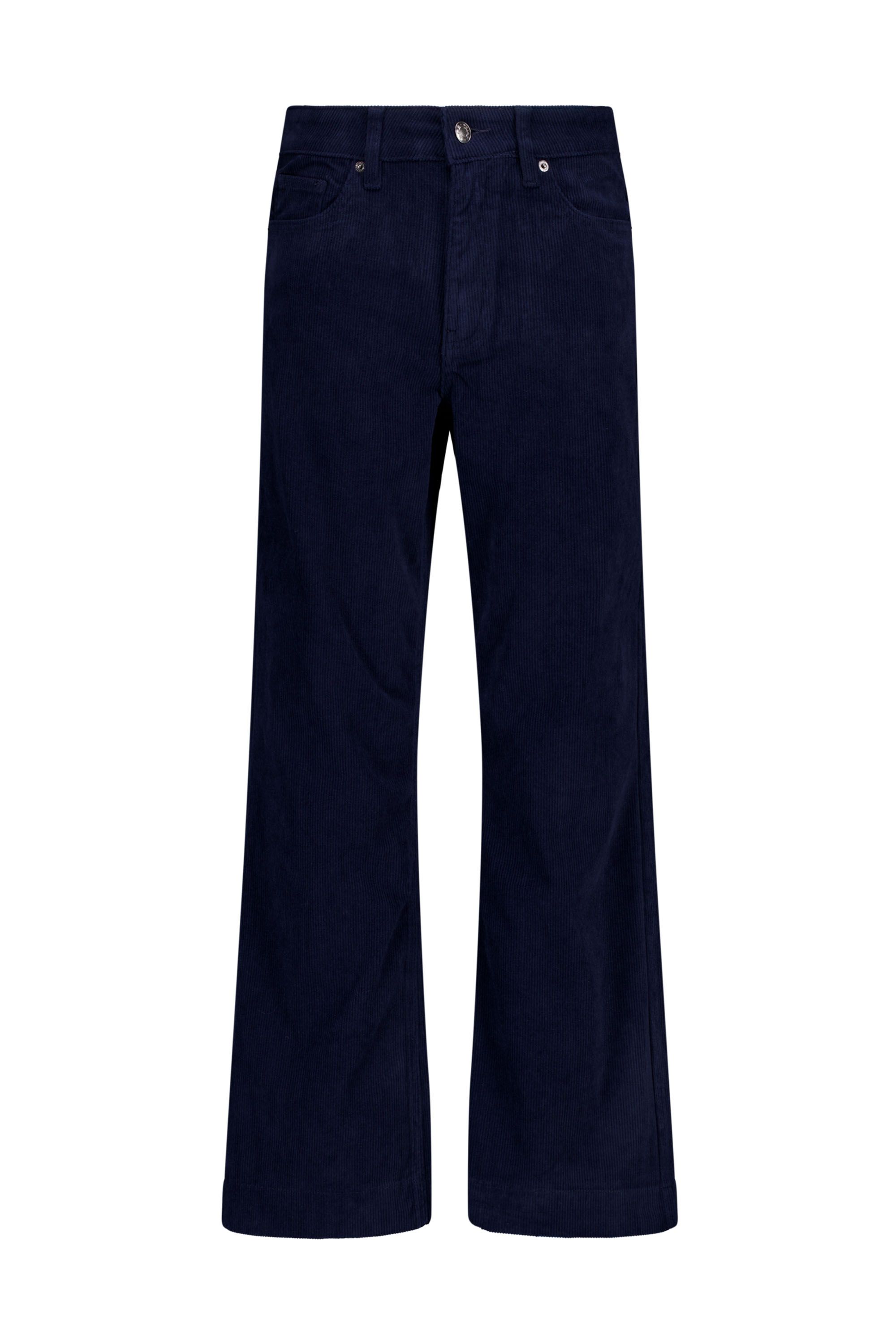 Norah Wyna jeans | Wide | Donkerblauw | Ribstof | L30 dark blue 219598-499