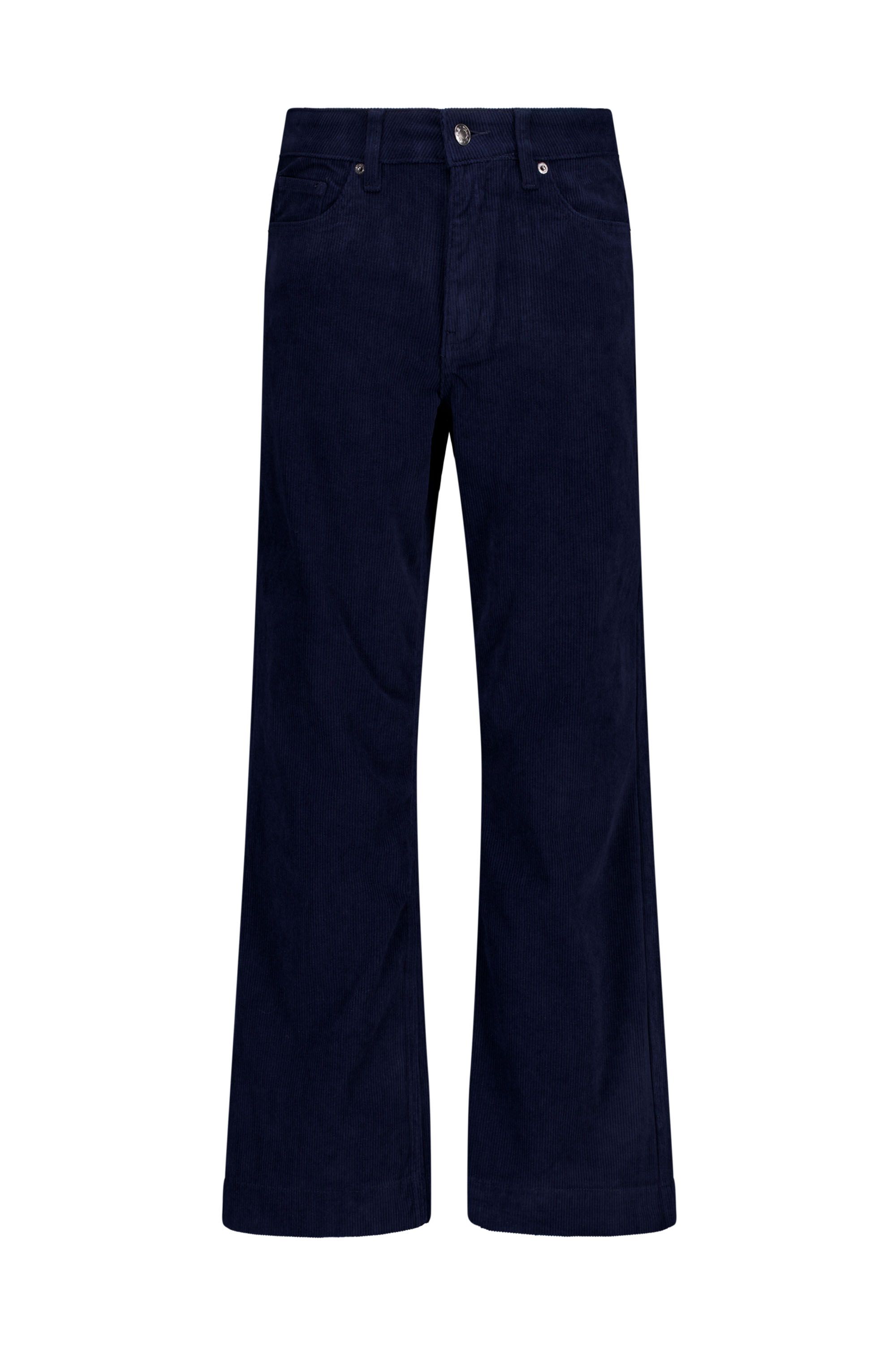 Norah Wyna jeans | Wide | Donkerblauw | Ribstof | L32 dark blue 219599-499