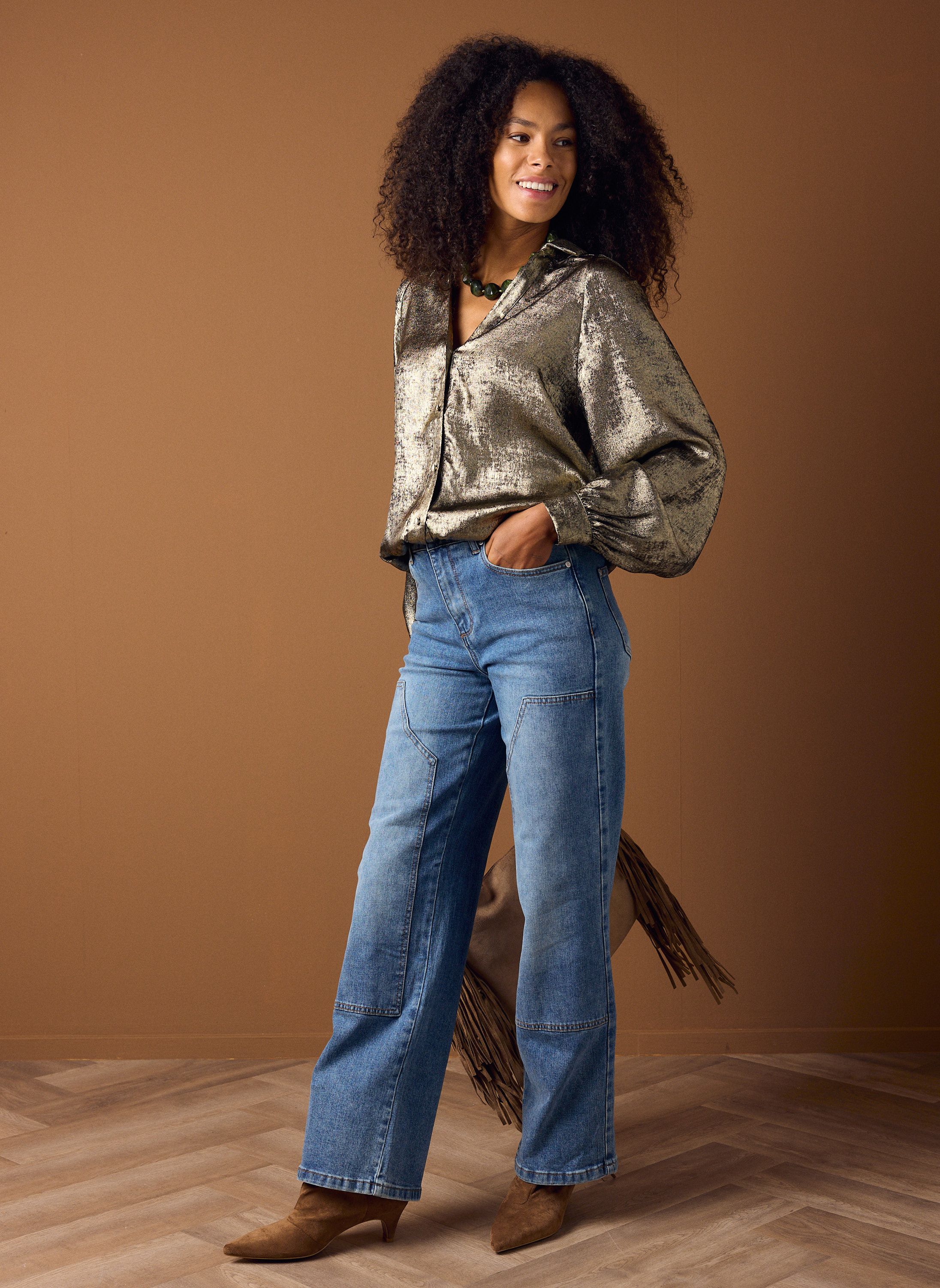 Norah Sally jeans | Straight | Blauw | L32 mid denim 219611-479