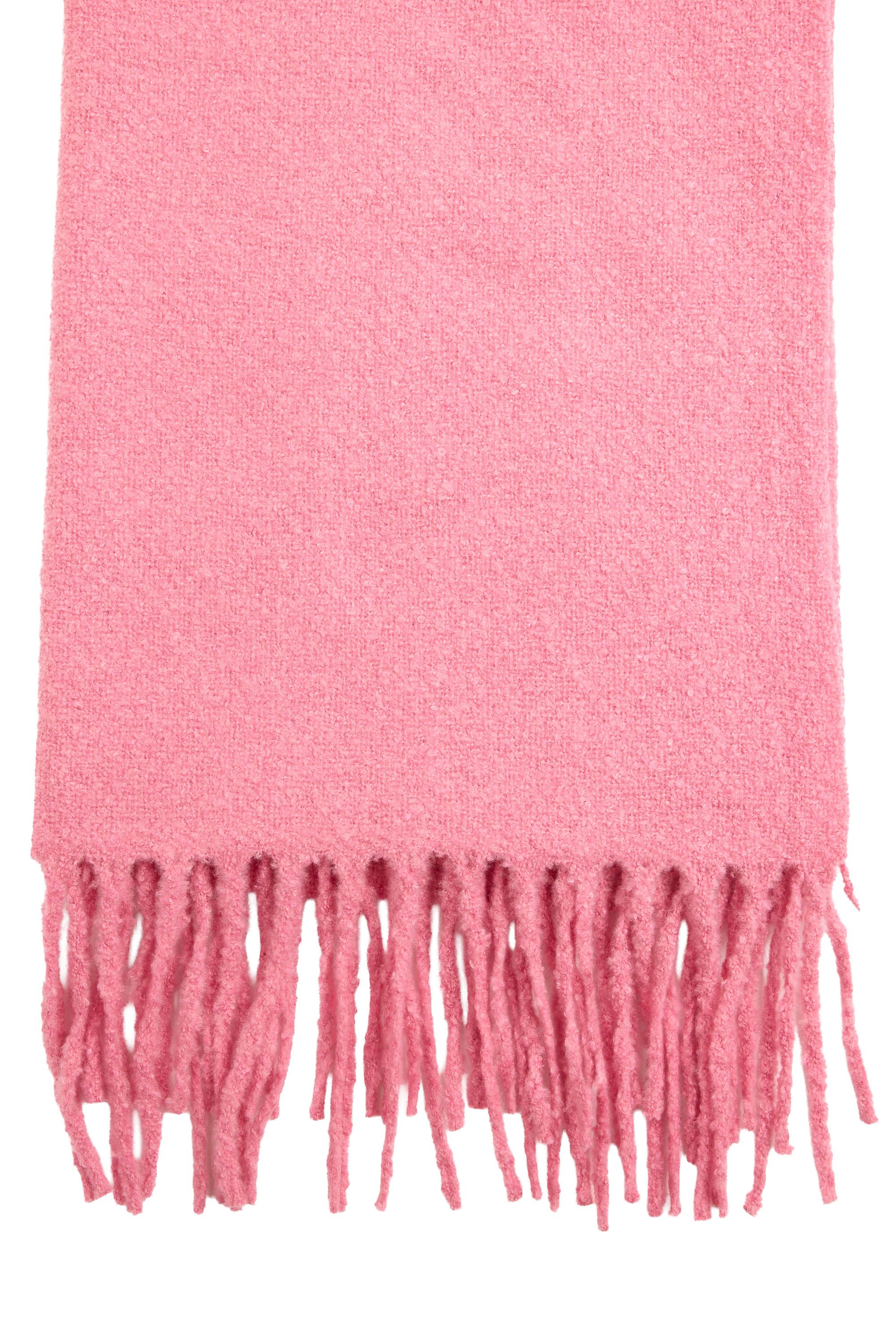 Norah Roze gebreide sjaal pink melange 219639-950