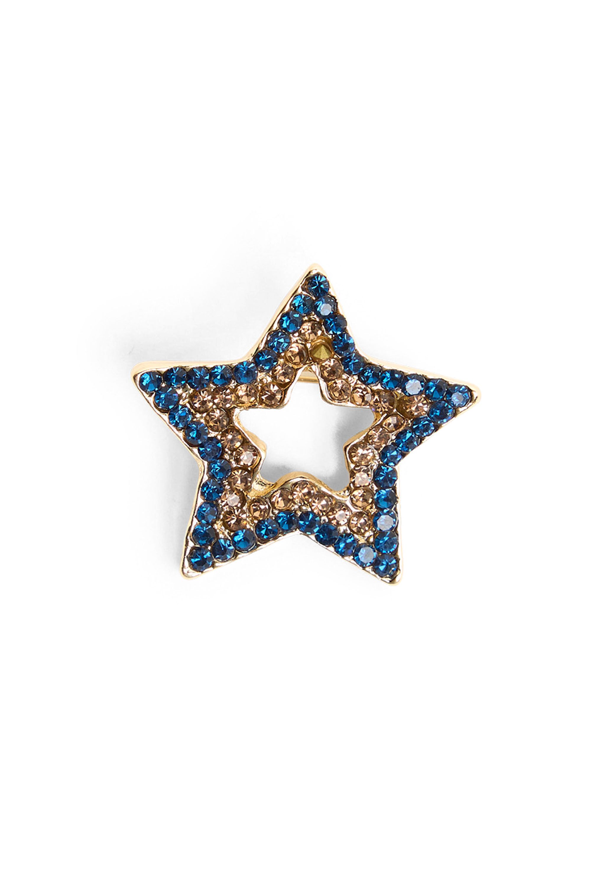 Norah Goudkleurige broche met ster en steentjes gold multicolor 219658-198
