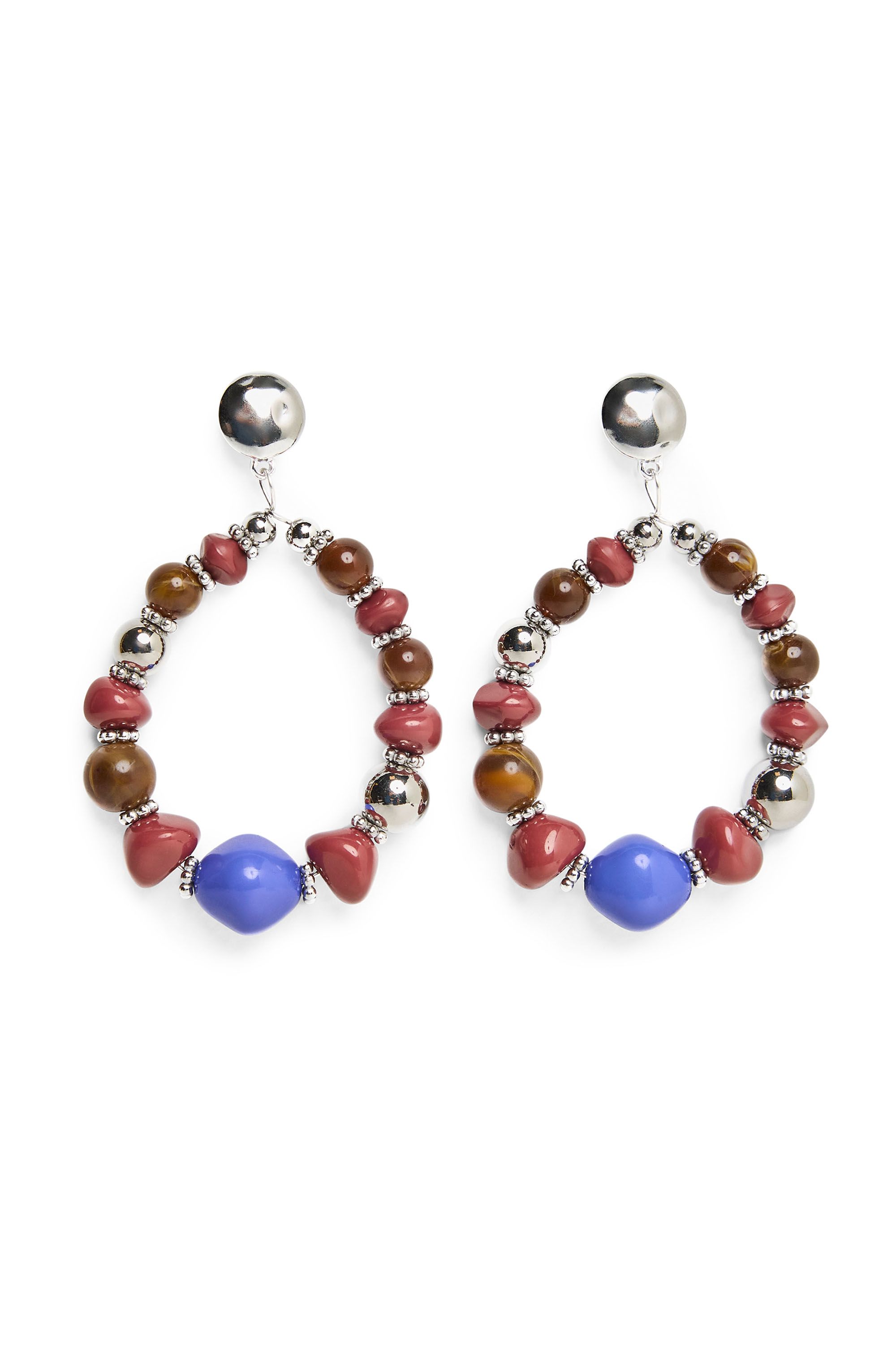 Norah Zilverkleurige oorbellen Beau silver multicolor 219670-093