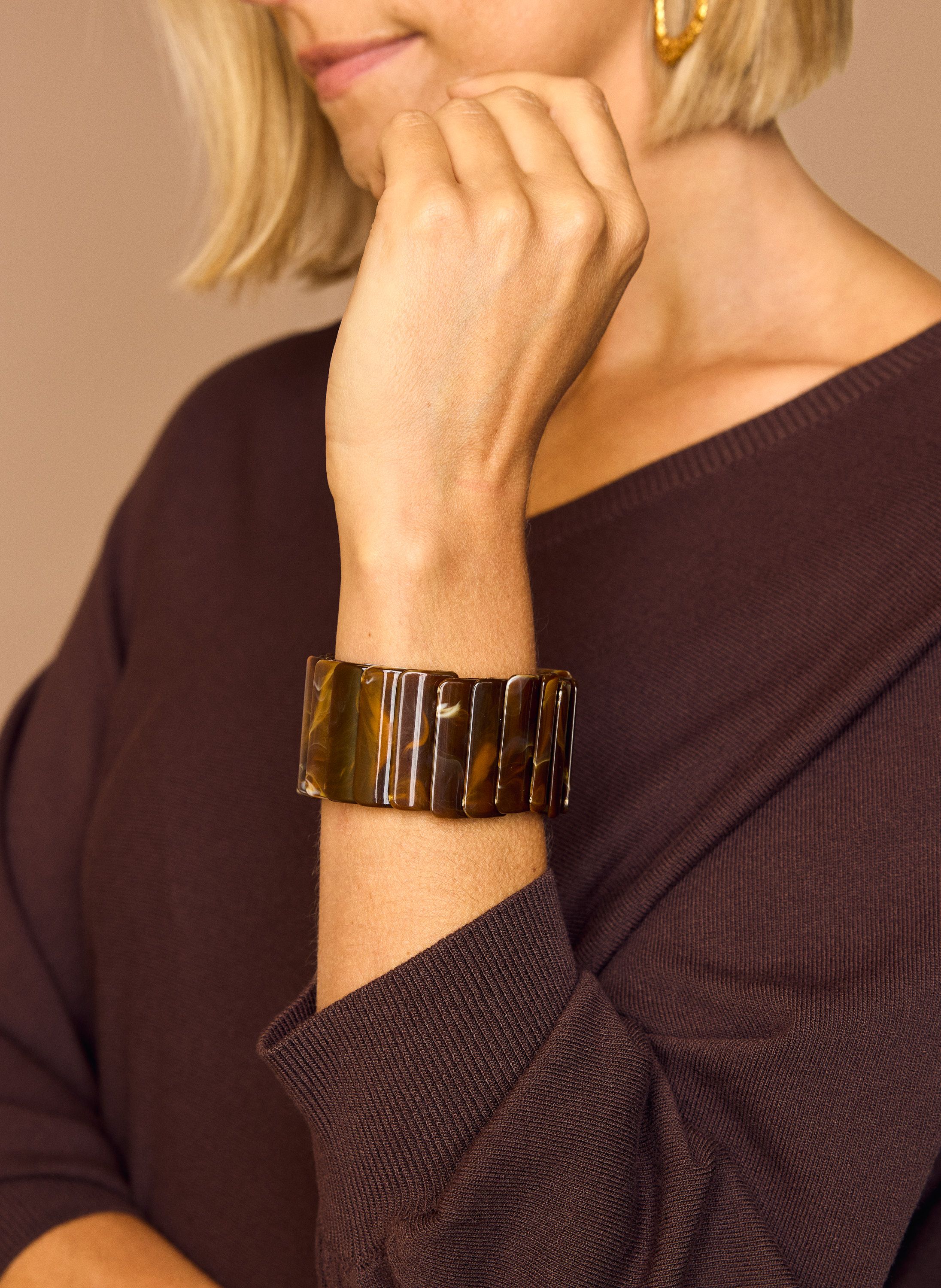 Norah Bruine kralen armband brown 219676-200