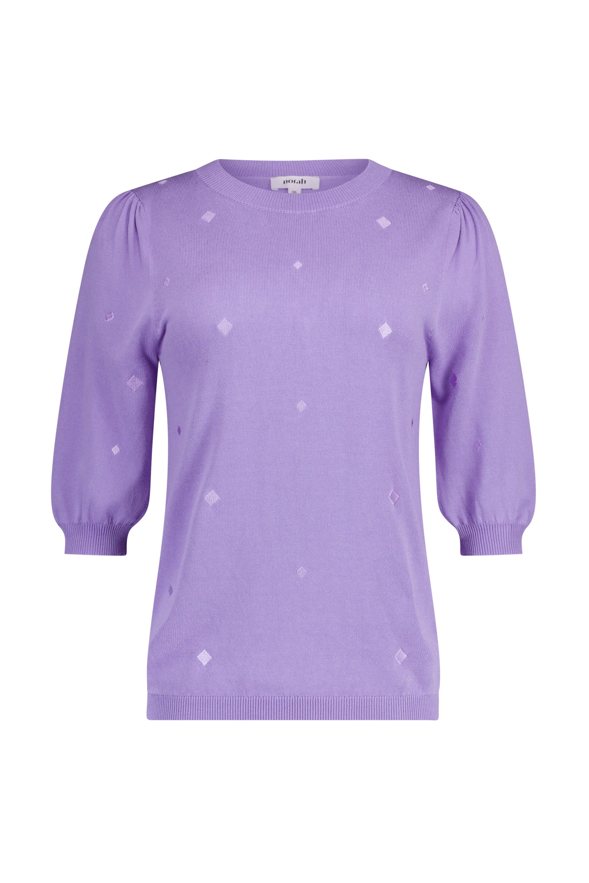 Norah Lila fijngebreide trui lilac 219679-802