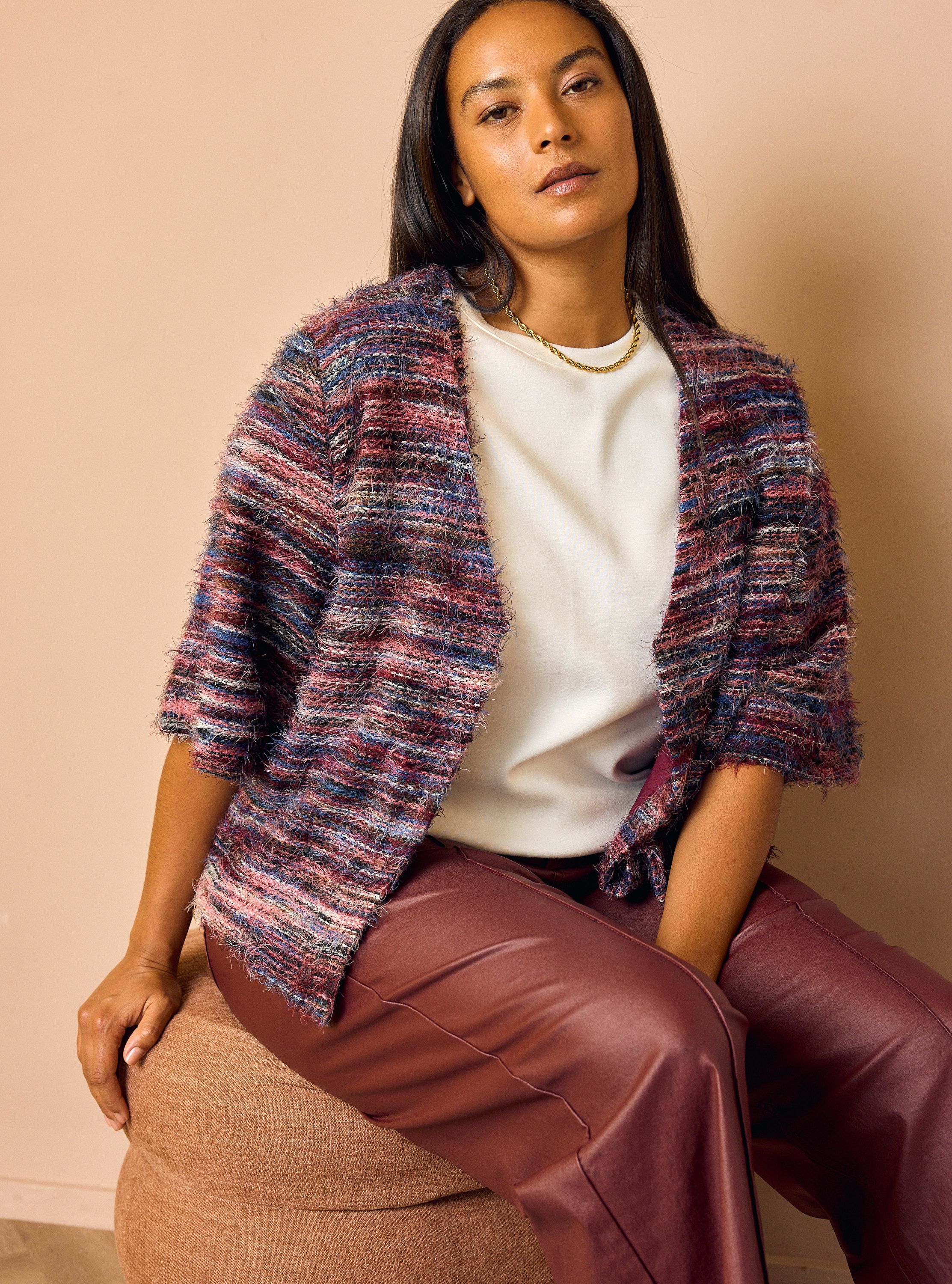 Norah Kleurrijk paars vest mauve multicolor 219693-808