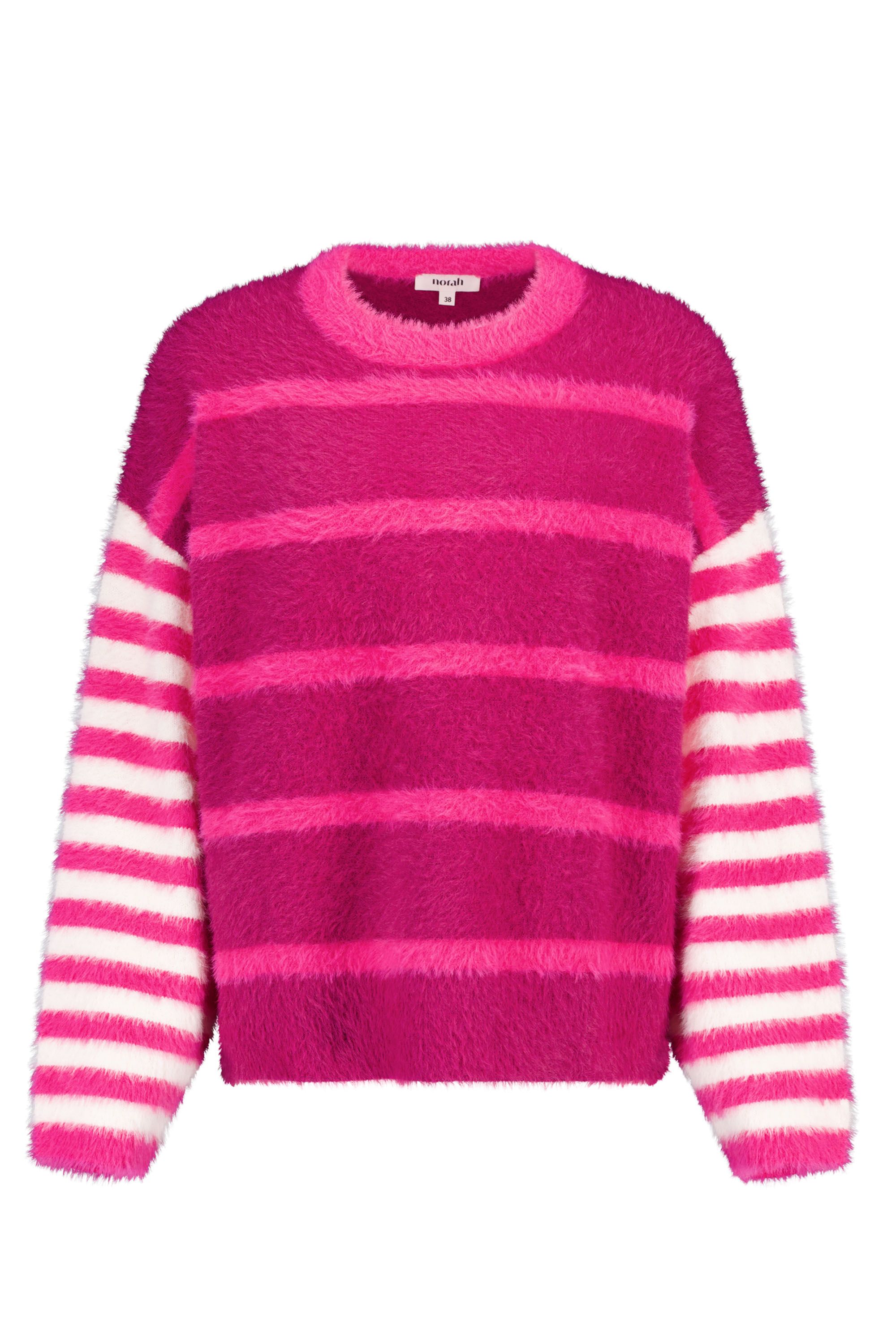 Norah Roze gestreepte trui pink multicolor 219737-920