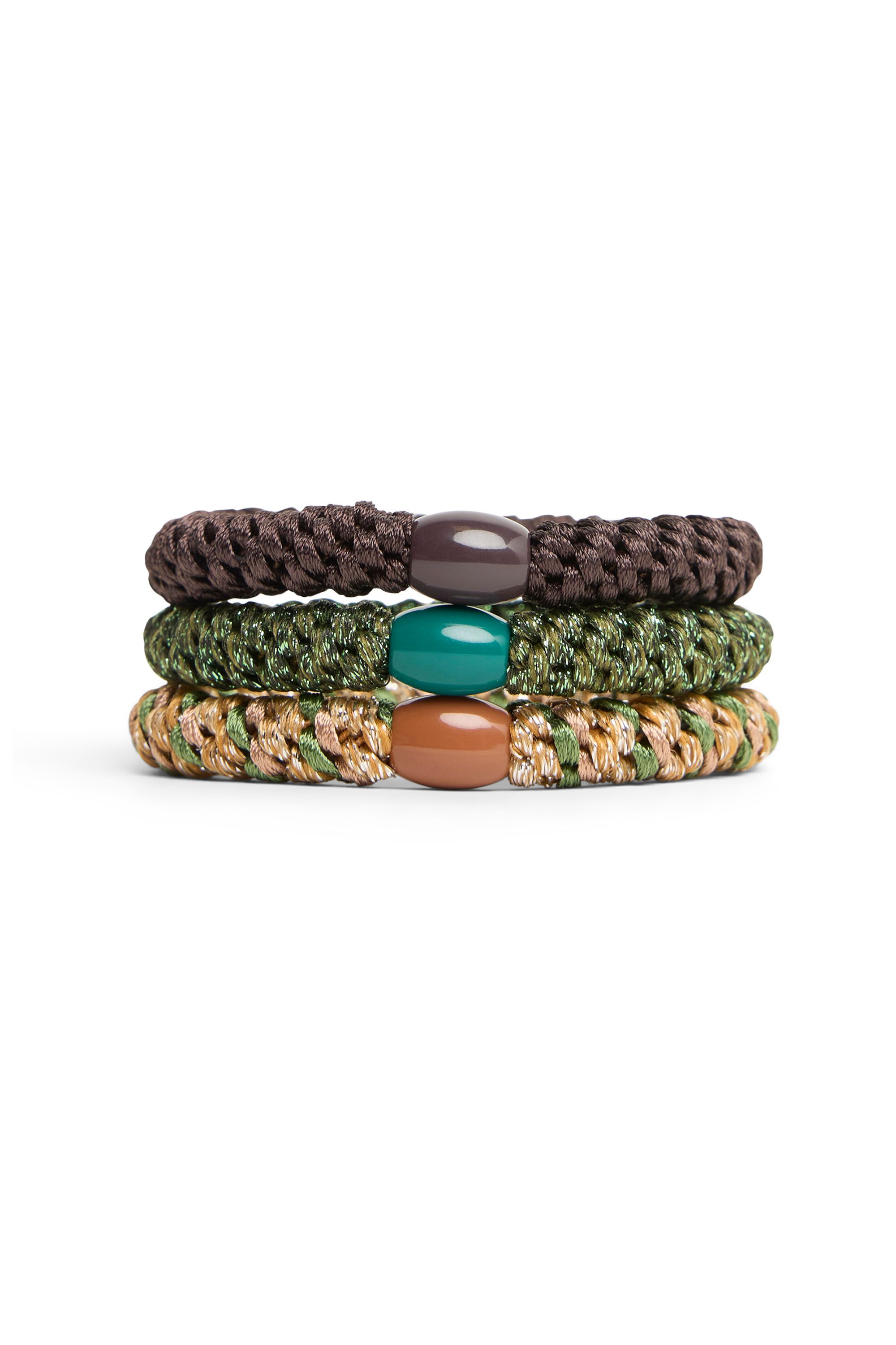 Norah Haarelastieken groen/bruin green multicolor 219757-520