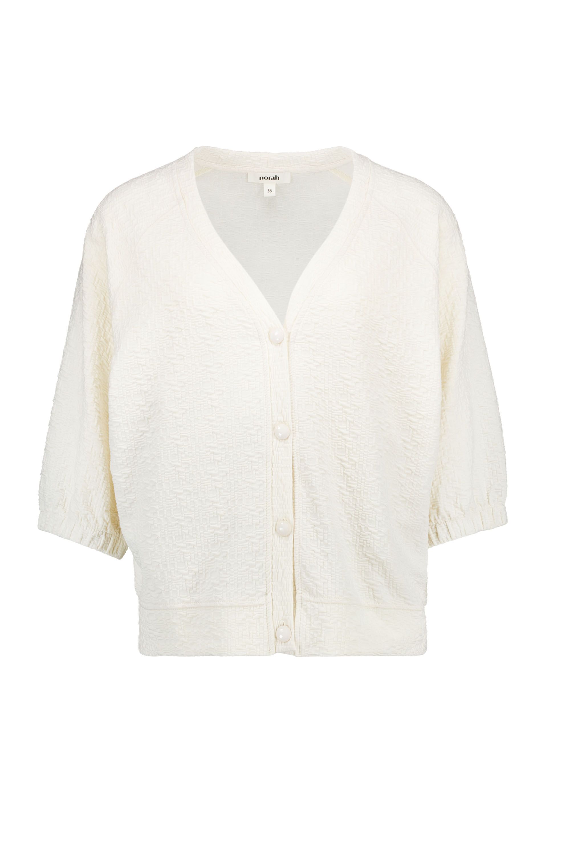 Norah Off-white vest met structuur off-white 219774-101
