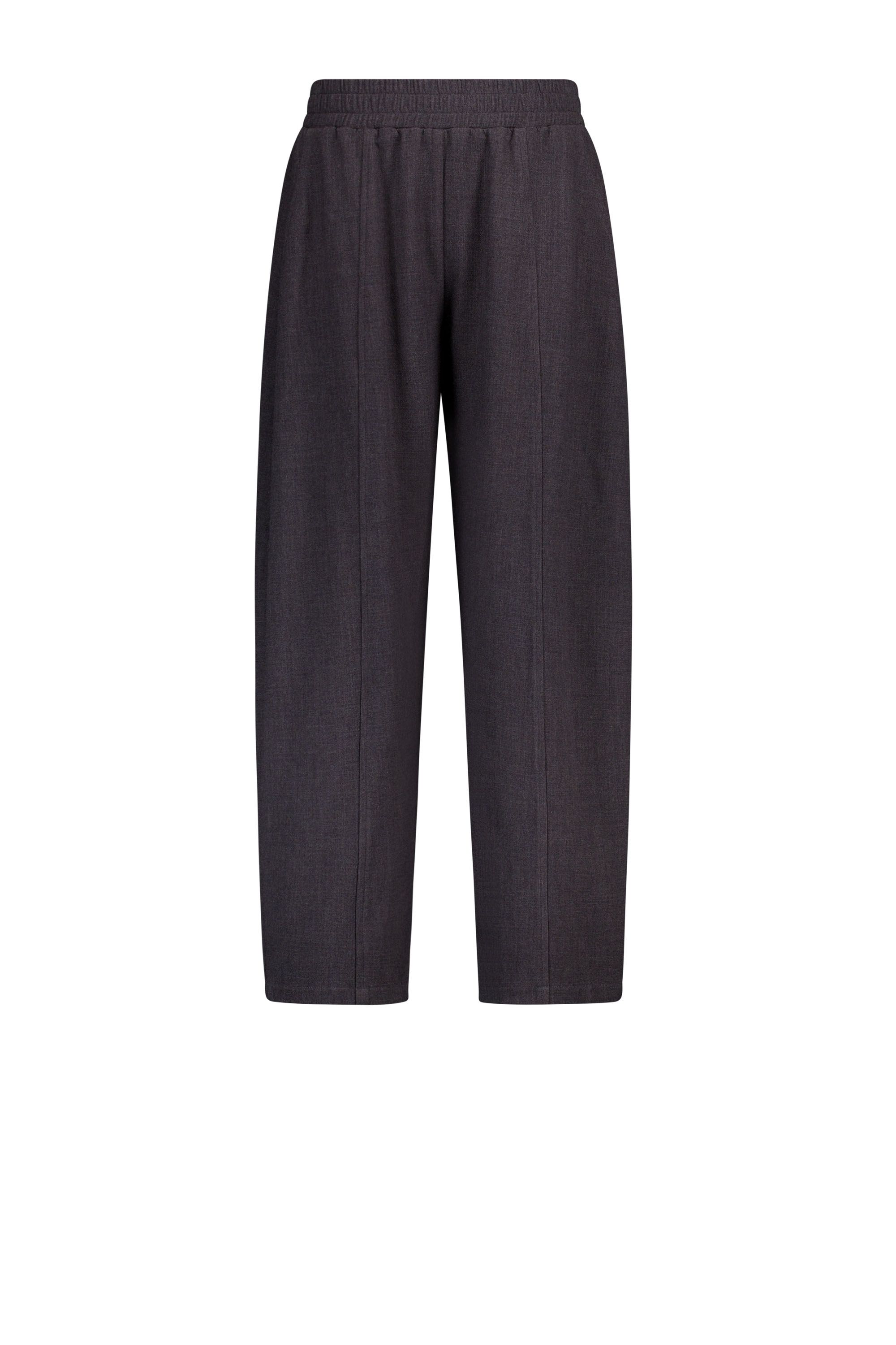 Norah Barrel fit broek | grijs dark grey melange 219788-066