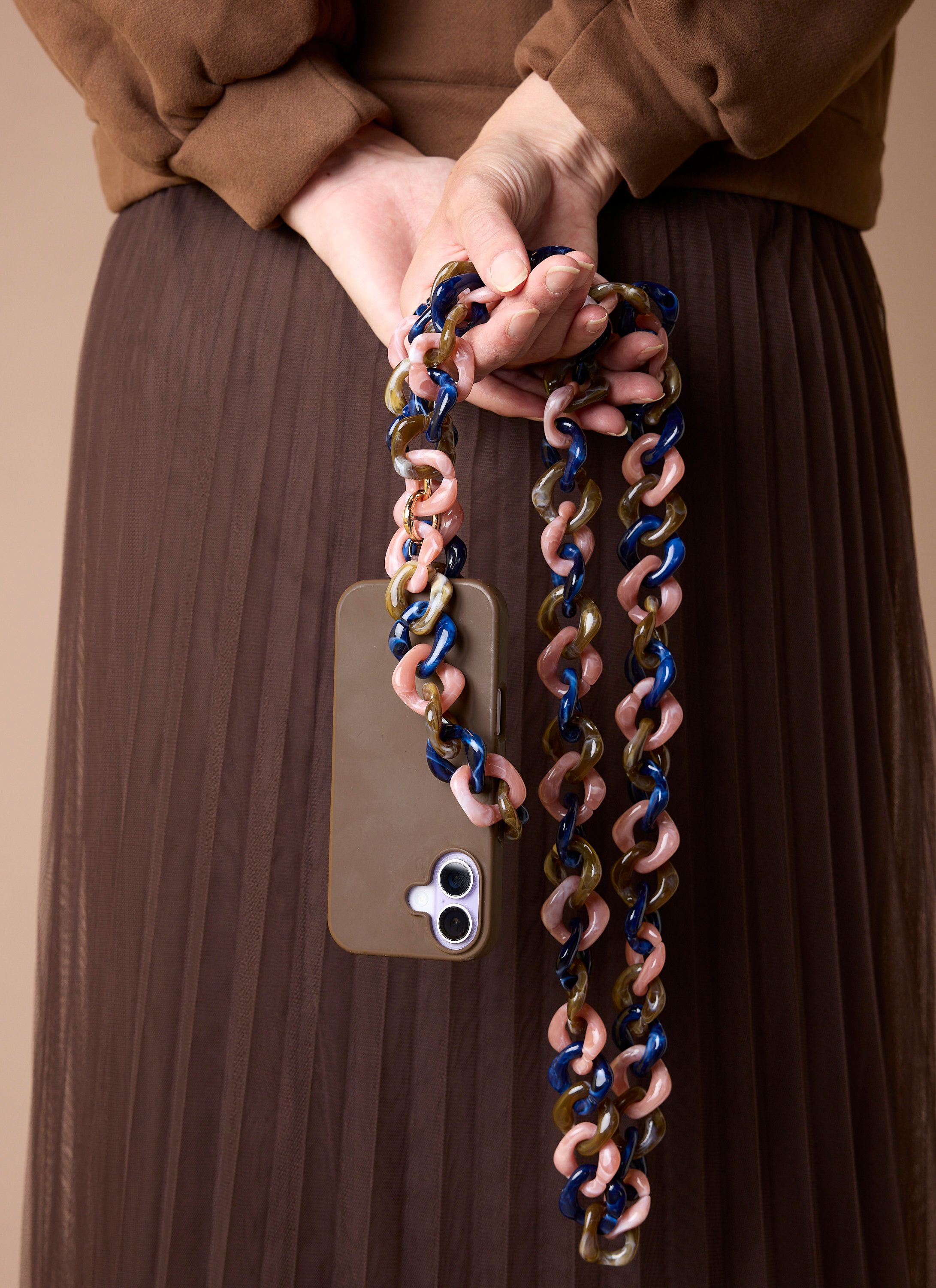 Norah Kleurrijke schakelketting telefoonkoord multicolor 219801-002
