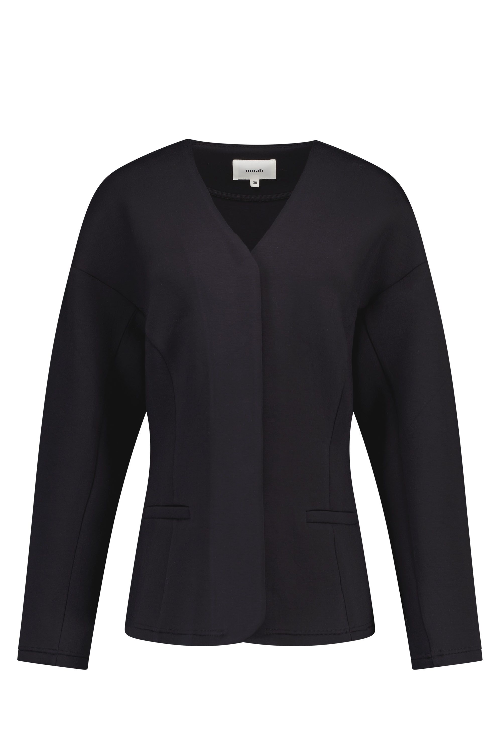 Norah Zwarte aangesloten blazer black 219849-001