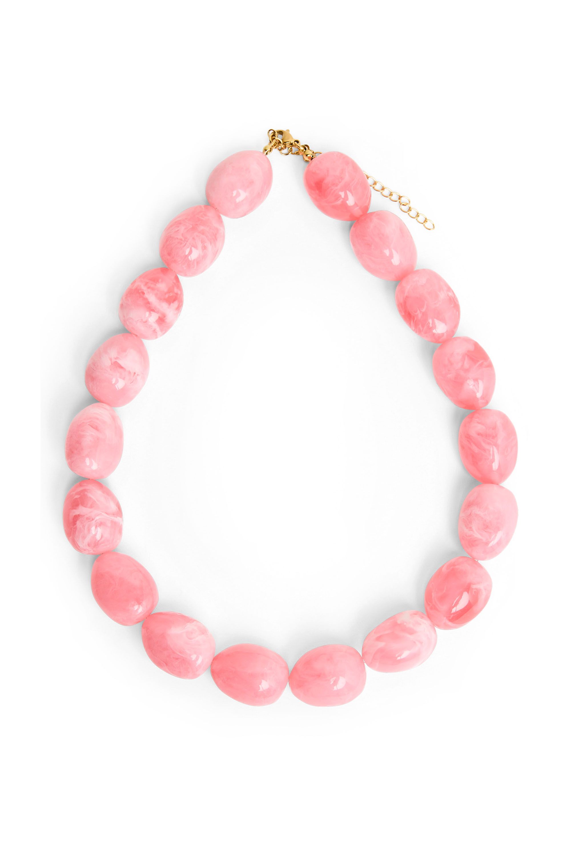Norah Roze kralen ketting pink 219864-900