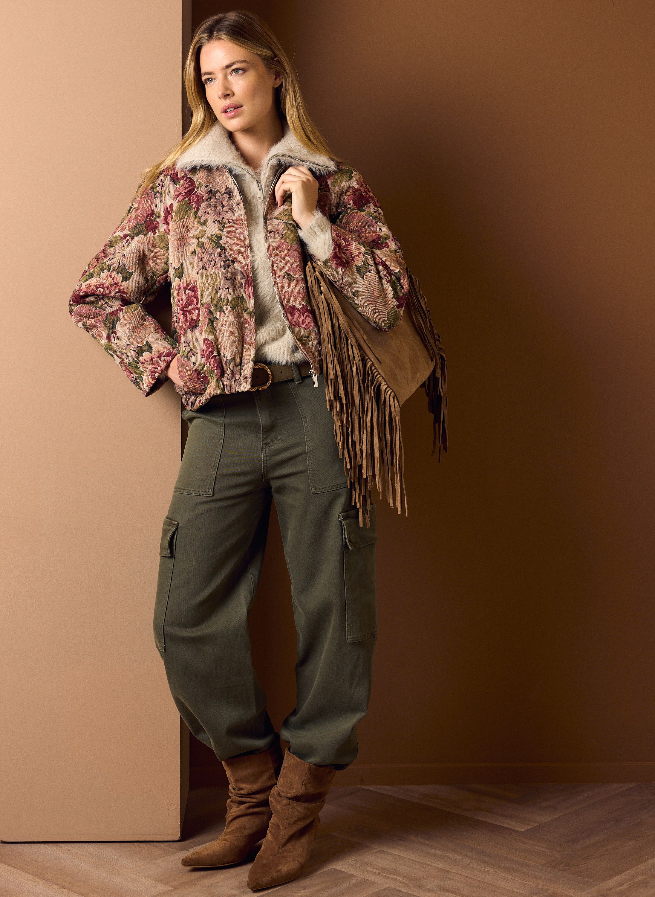 Norah Billy jeans | Barrel | Groen | L32 dark army 219907-580