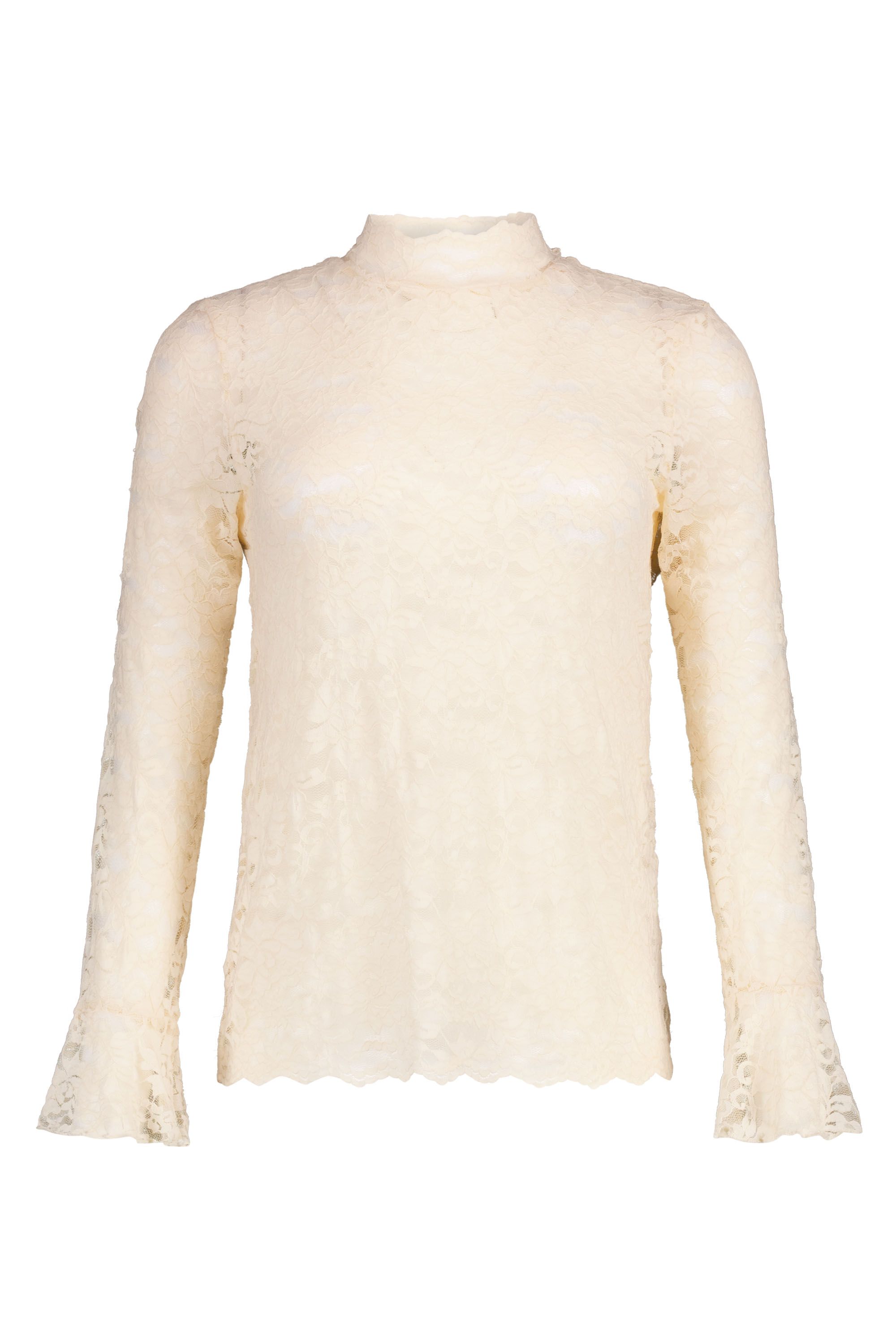 Norah Crème kanten shirt creme 219912-115