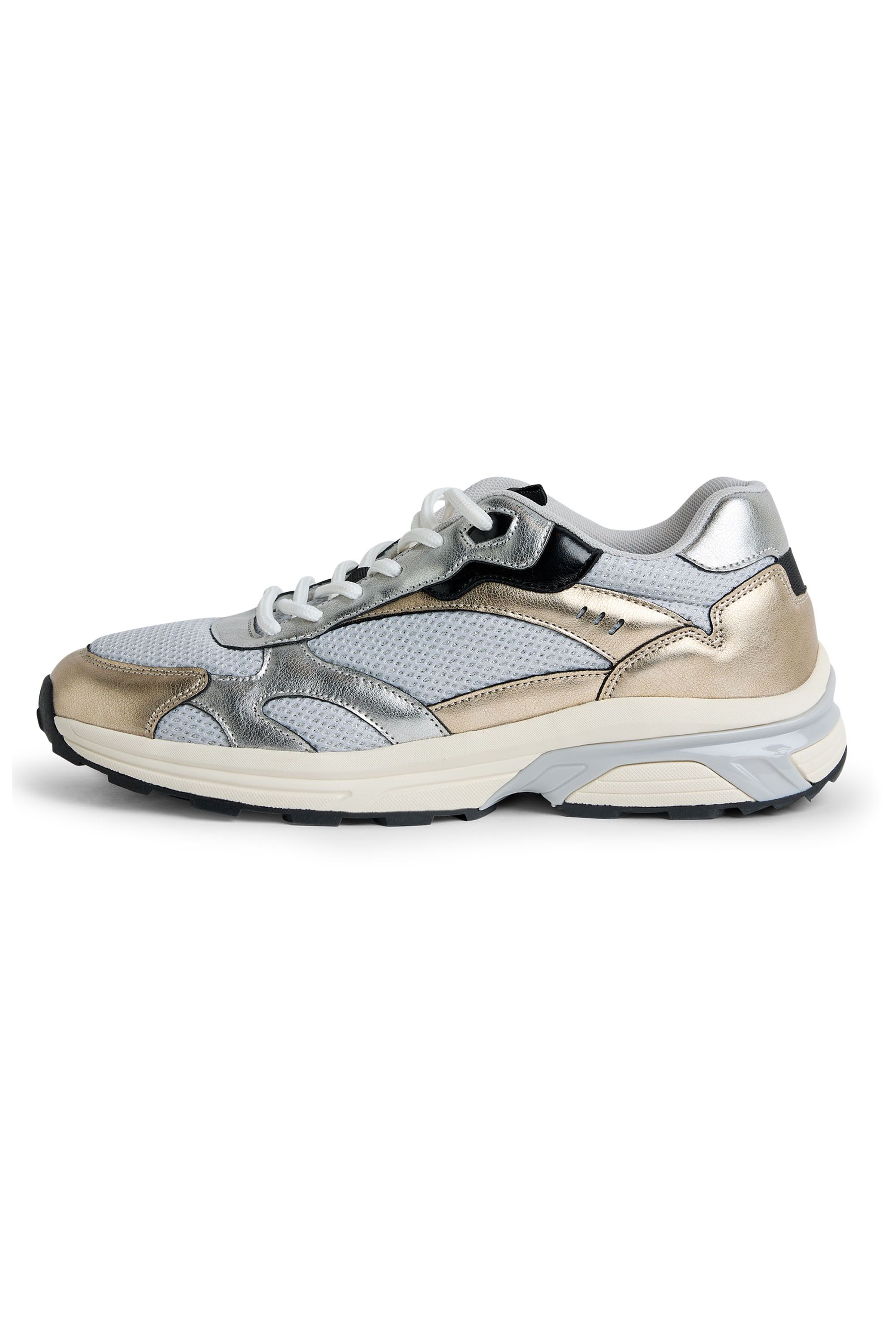 Norah Zilverkleurige sneaker sneaker met metallic details silver multicolor 219920-093