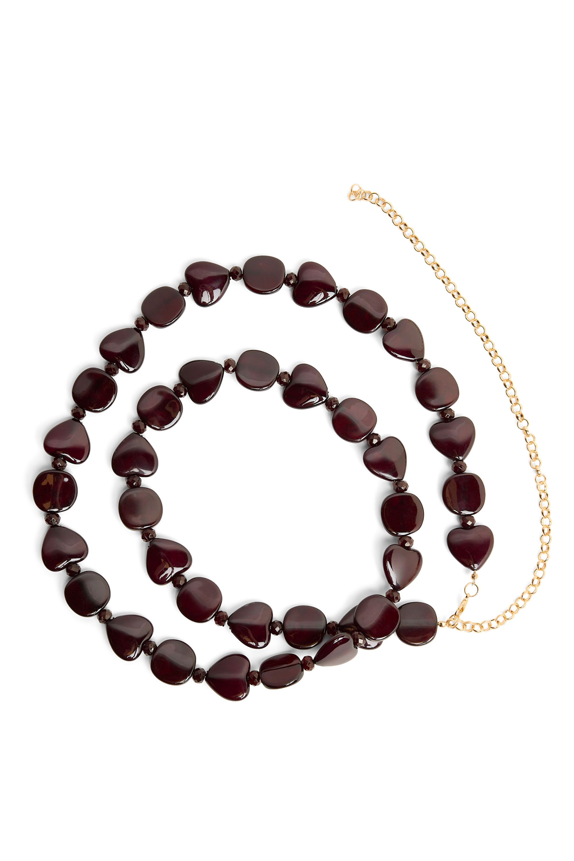 Norah Riem burgundy kralen burgundy 219984-810