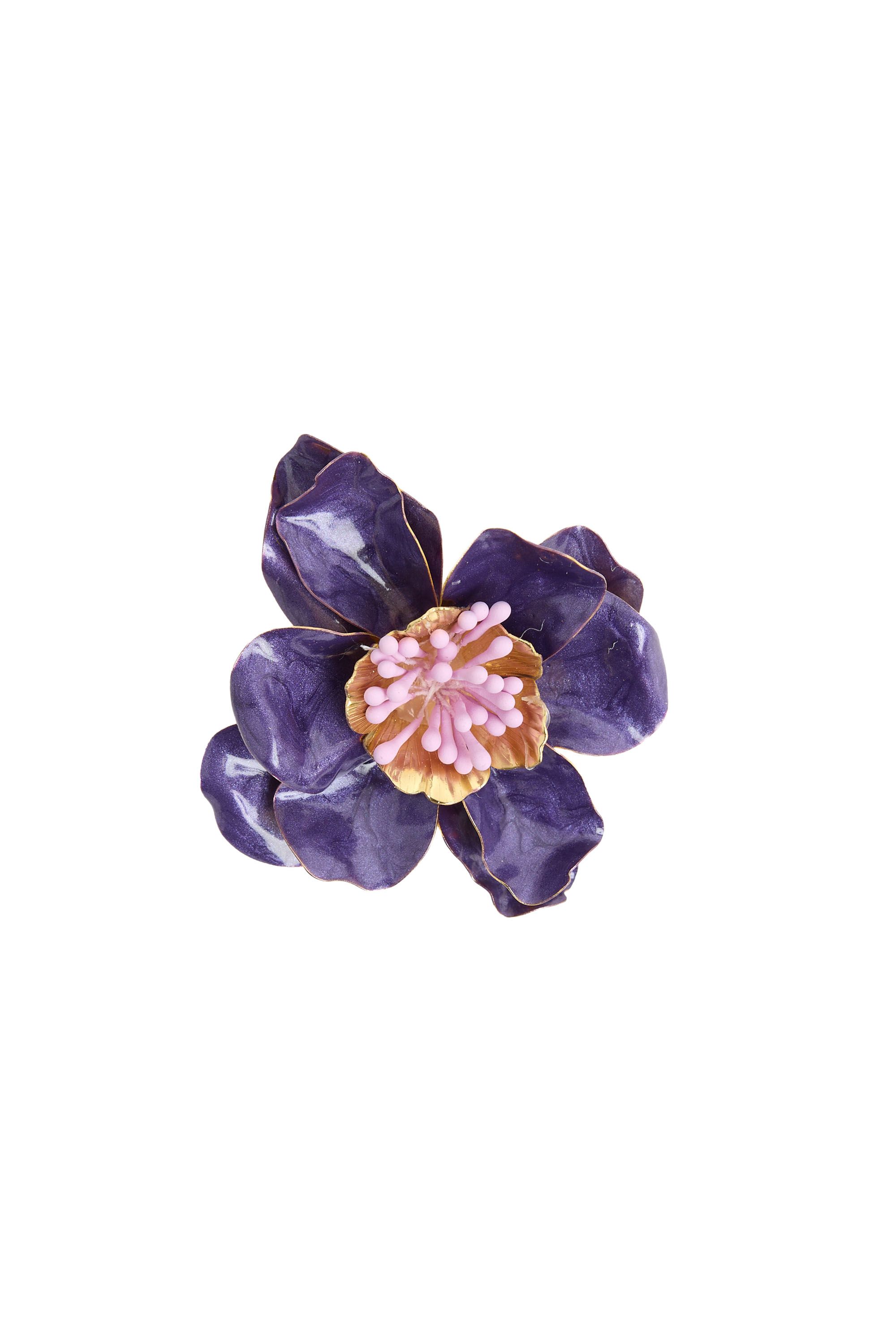 Norah Broche paarse bloem purple multicolor 219986-820