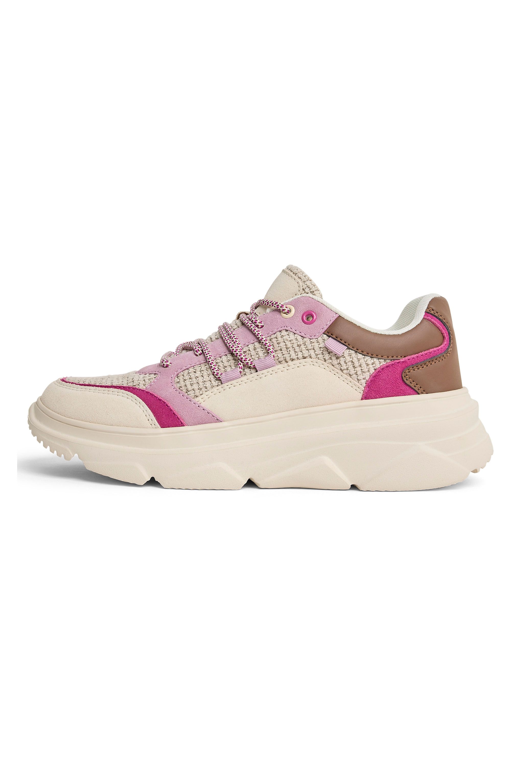 Norah Paarse sneaker met structuurdetails purple multicolor 220044-820