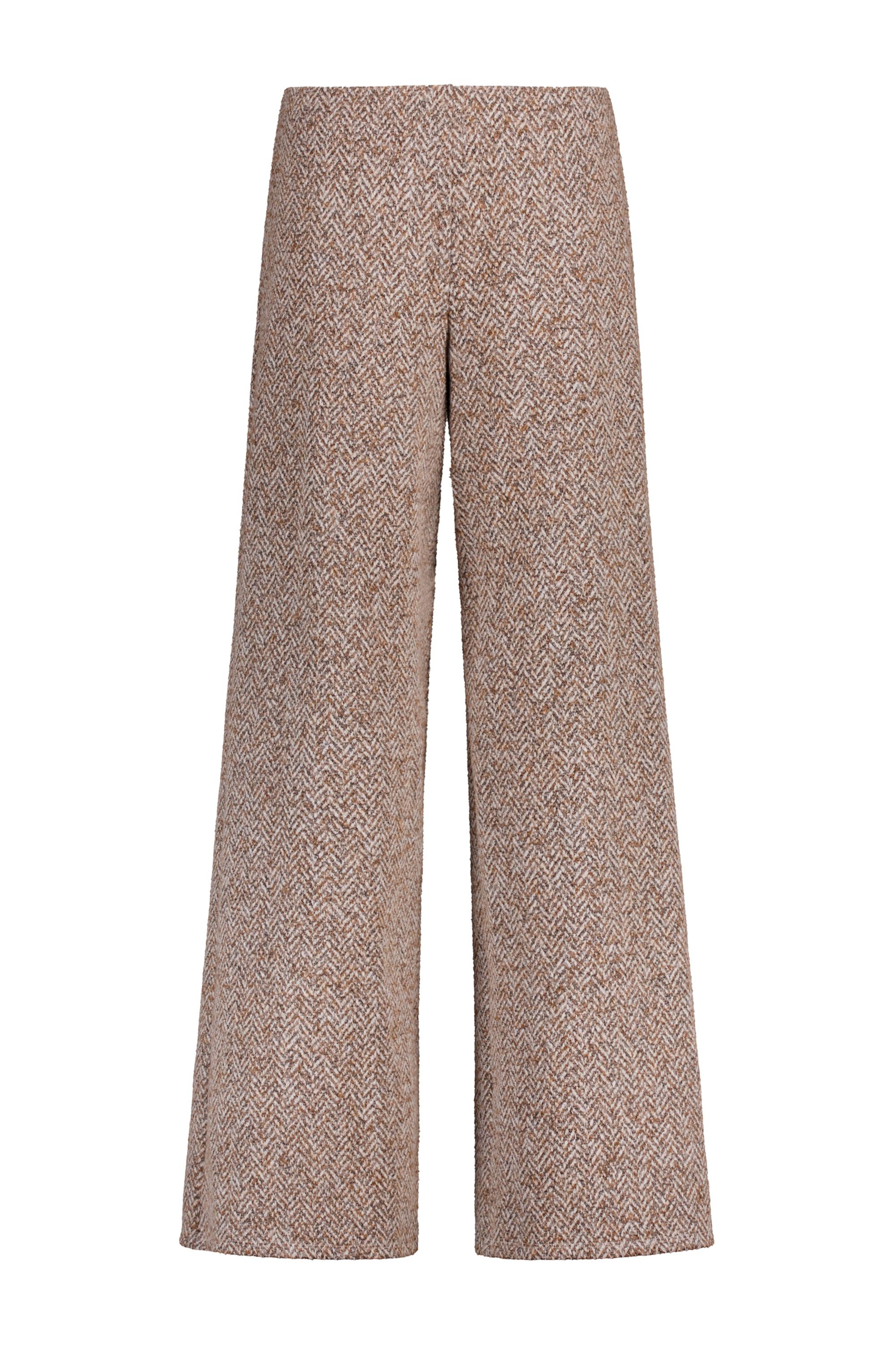 Norah Wide fit broek | Zandkleurig sand multicolor 220107-121