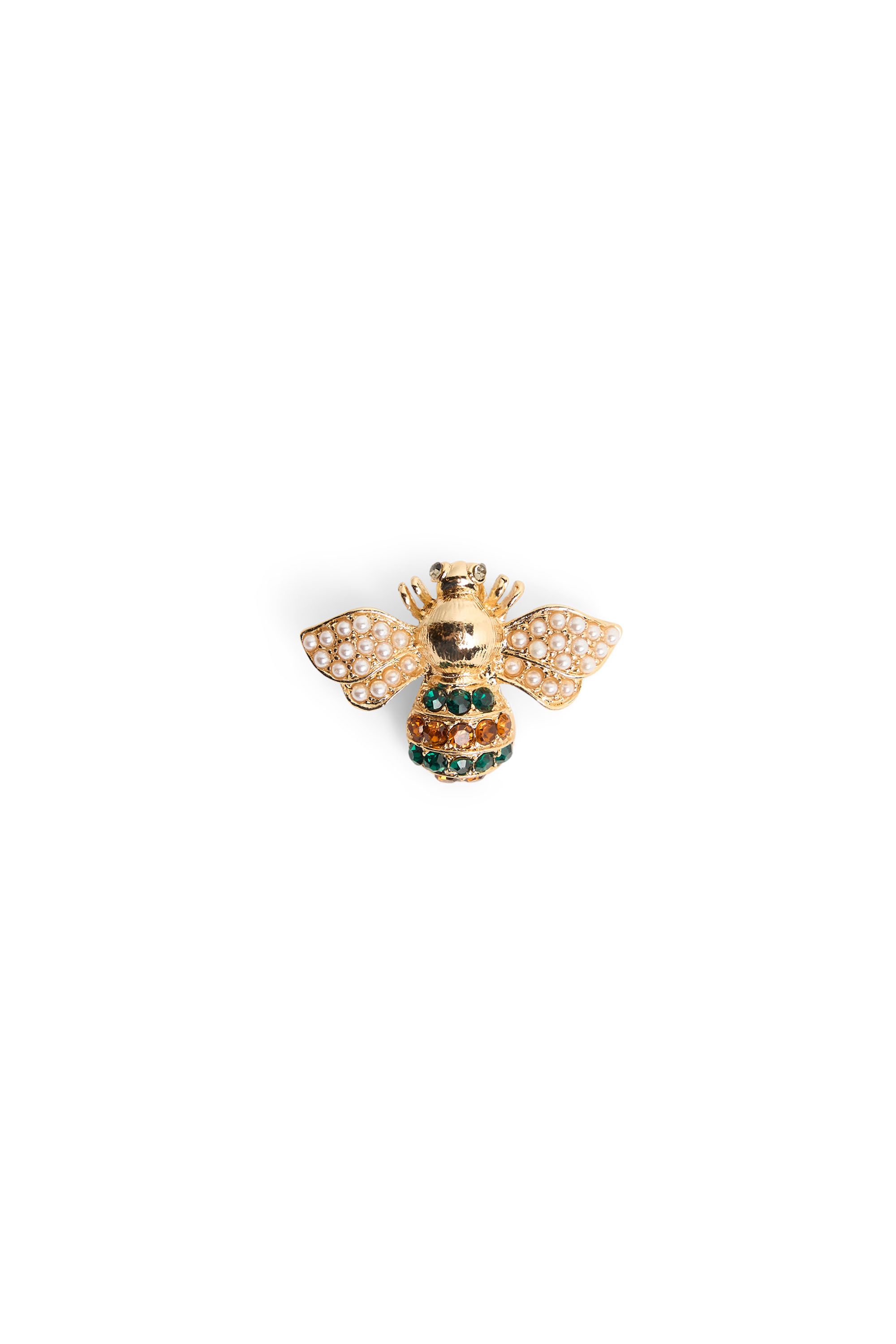Norah Goudkleurige broche bij gold multicolor 220285-198