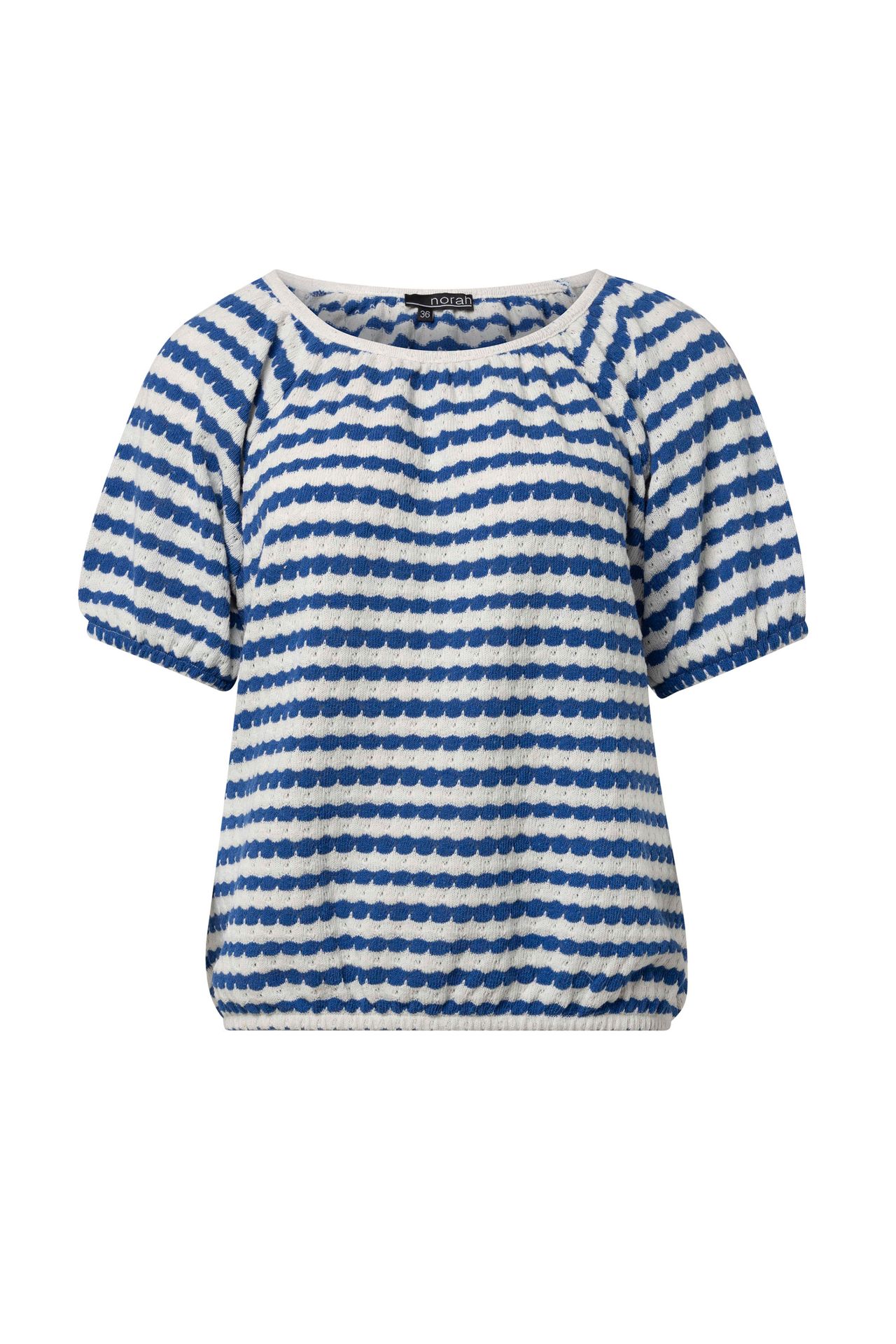 Norah Blauw gestreept shirt blue/white 214817-431