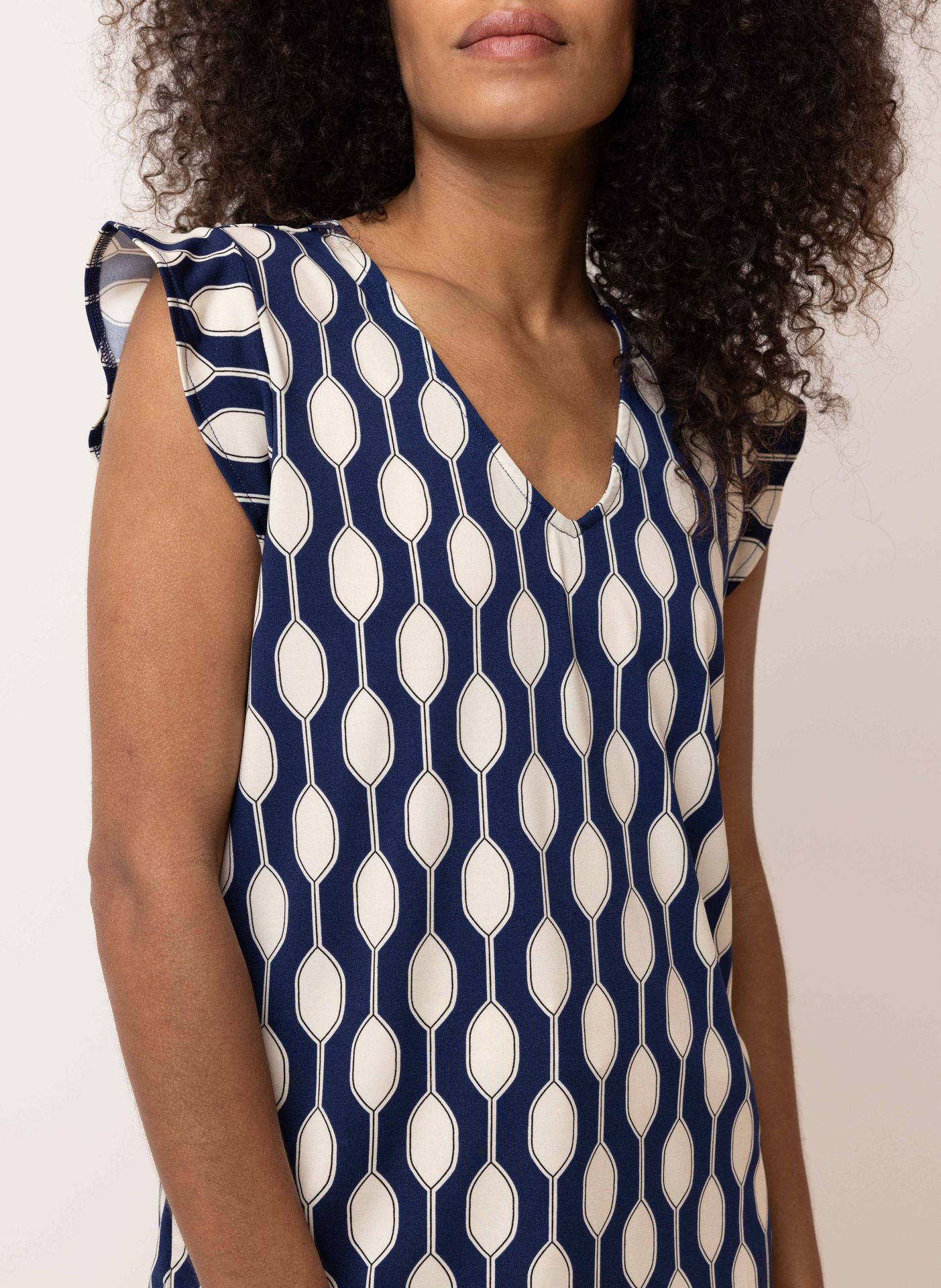 Norah Blauw shirt blue/white 214108-431