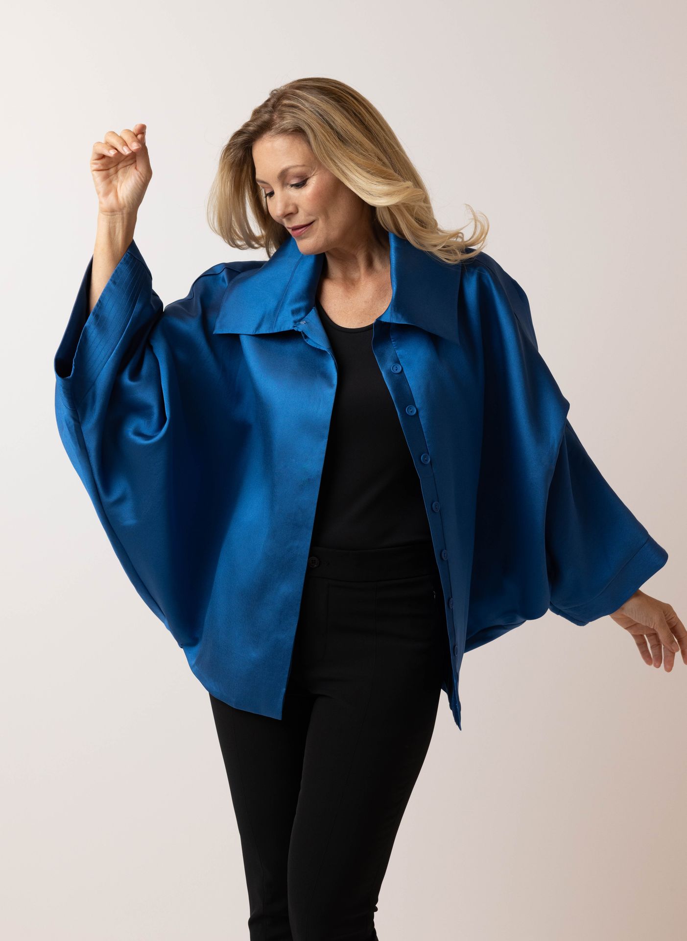 Norah Blauwe blazer cobalt 215950-468