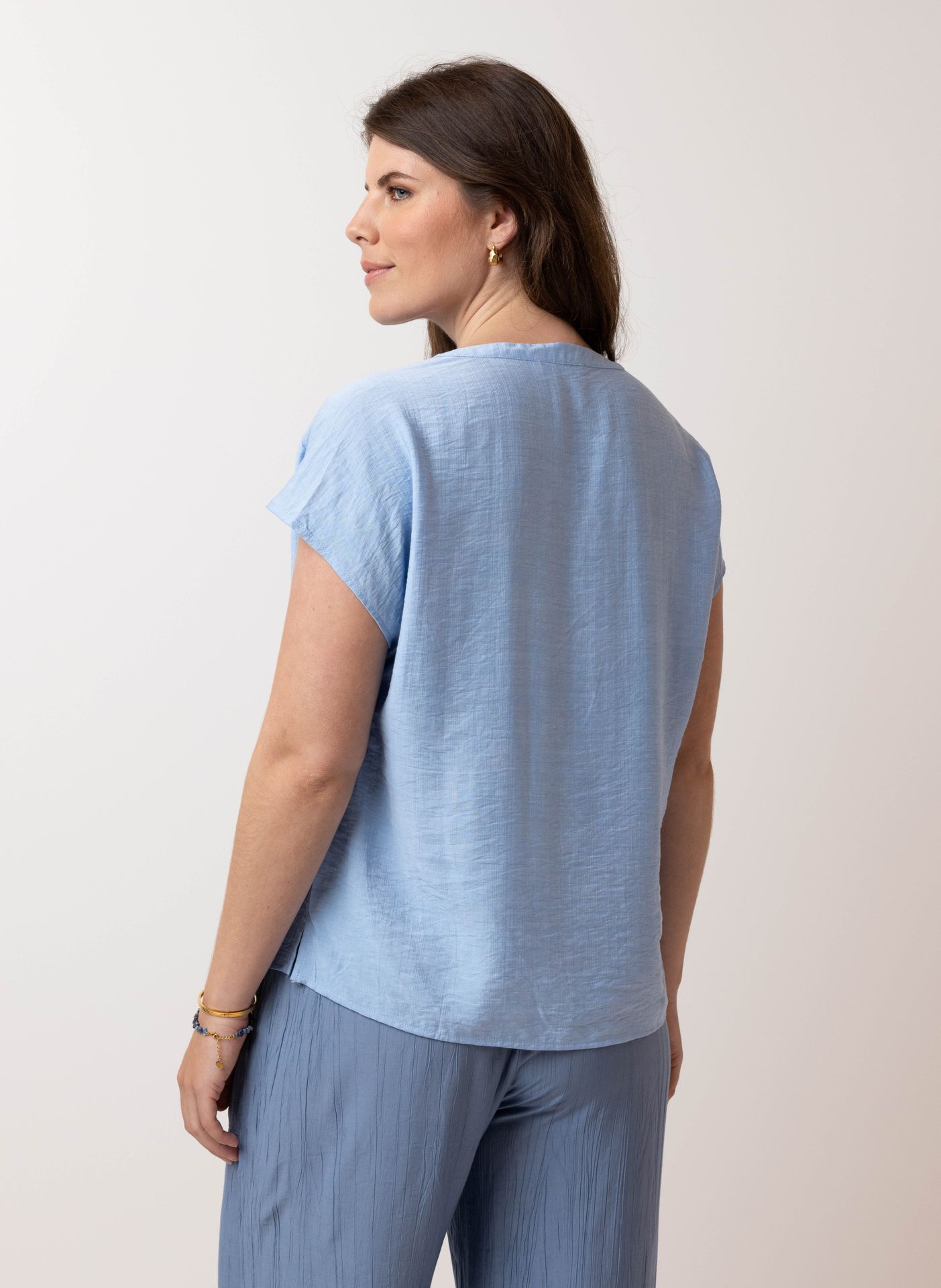 Norah Blauwe blouse light blue 214671-401