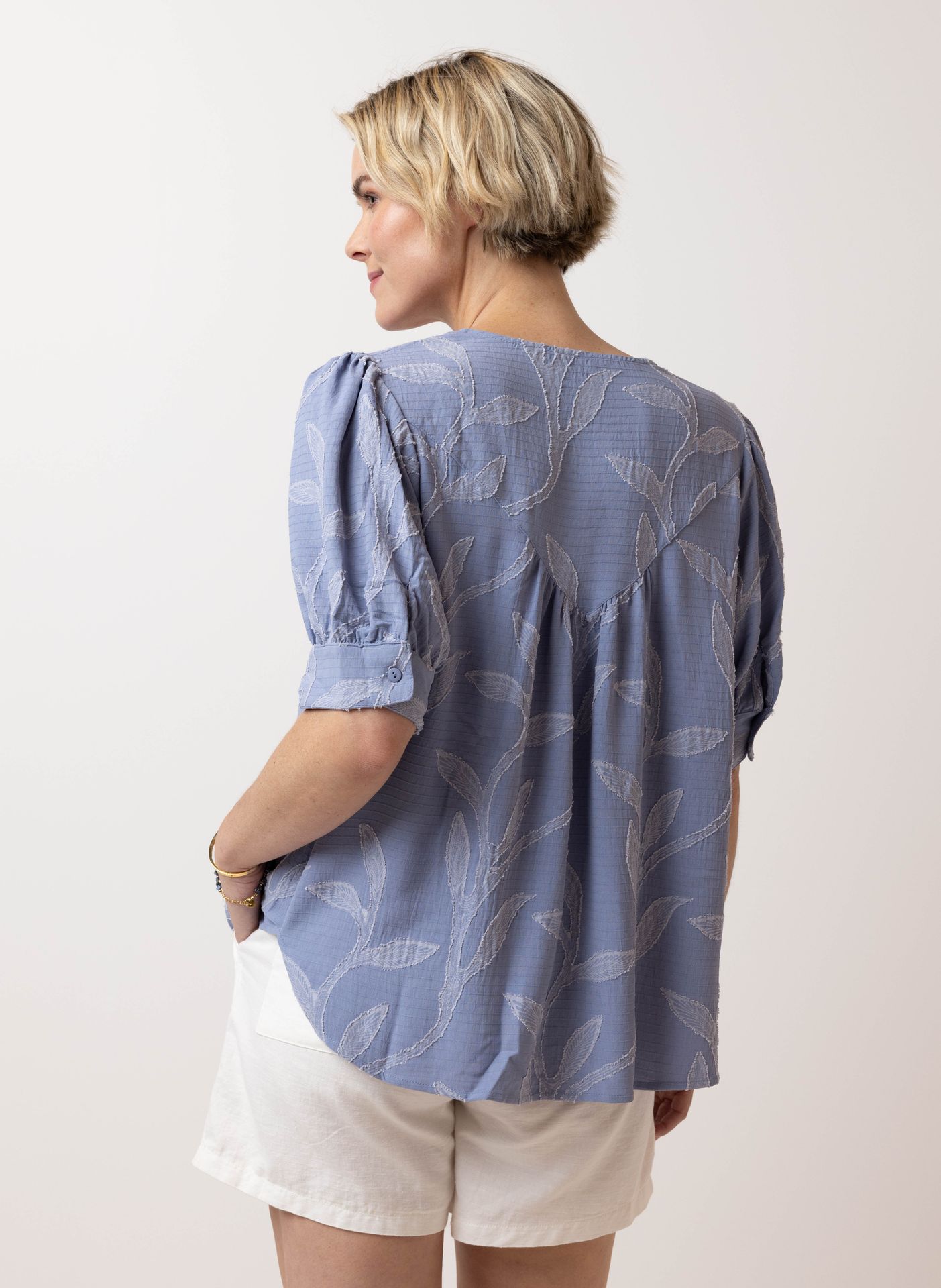 Norah Blauwe blouse light blue 214700-401