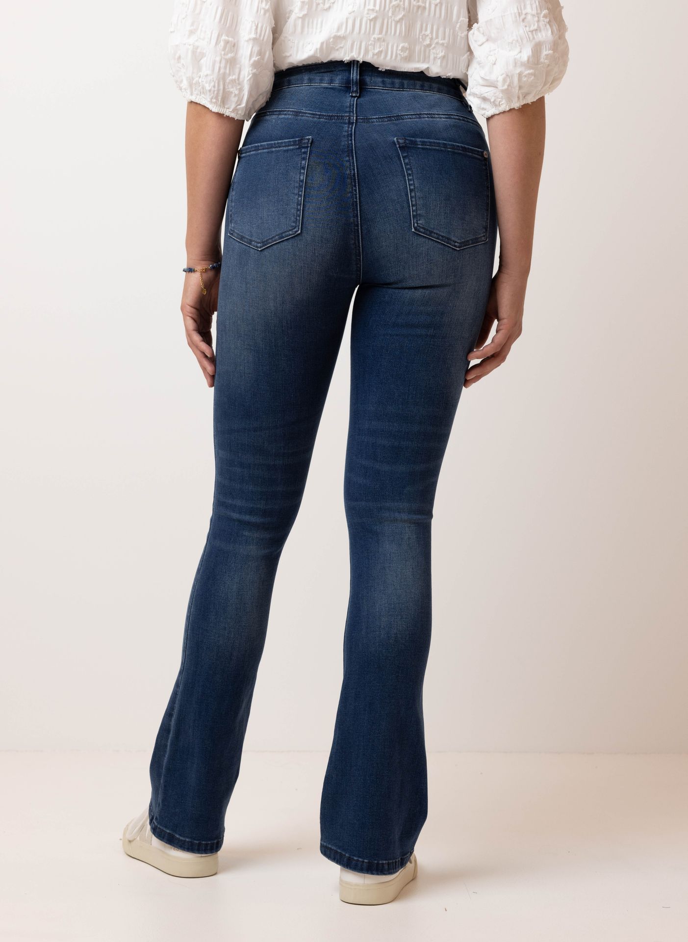 Norah Blauwe flared jeans blue 214961-400