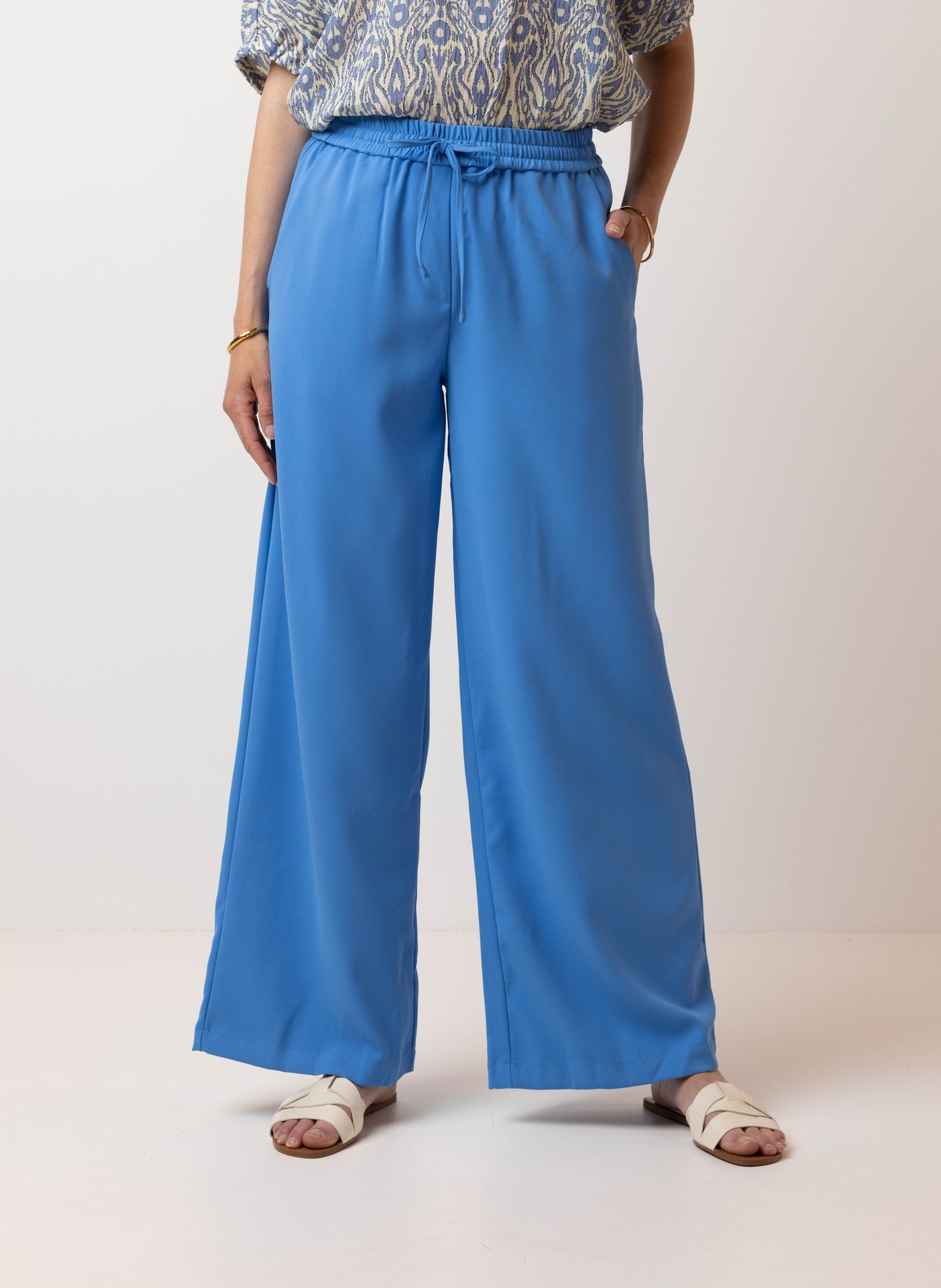 Norah Blauwe pantalon cobalt 214667-468