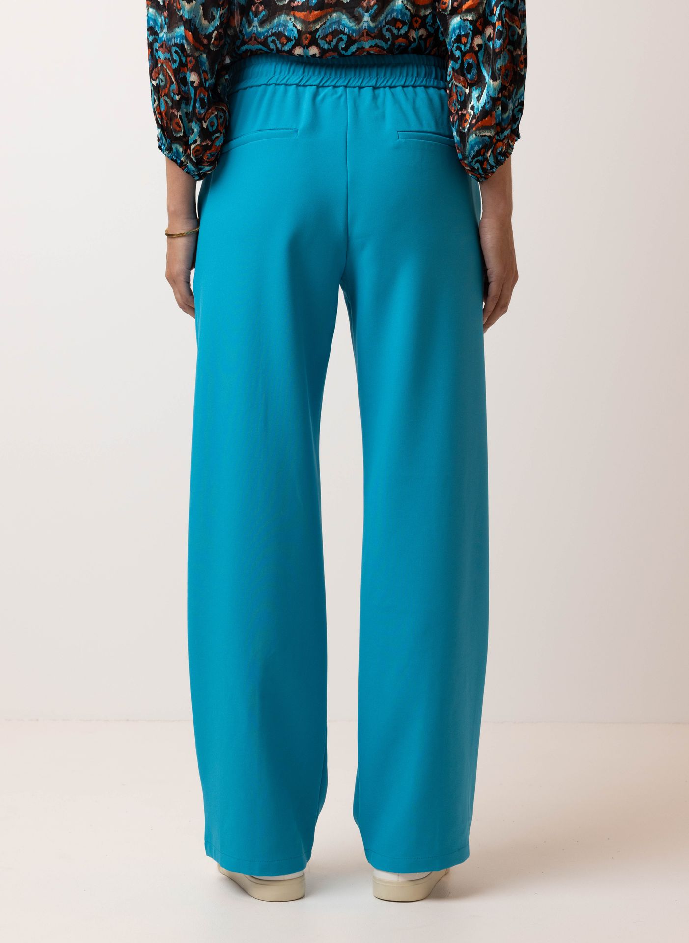 Norah Blauwe pantalon teal 214868-666